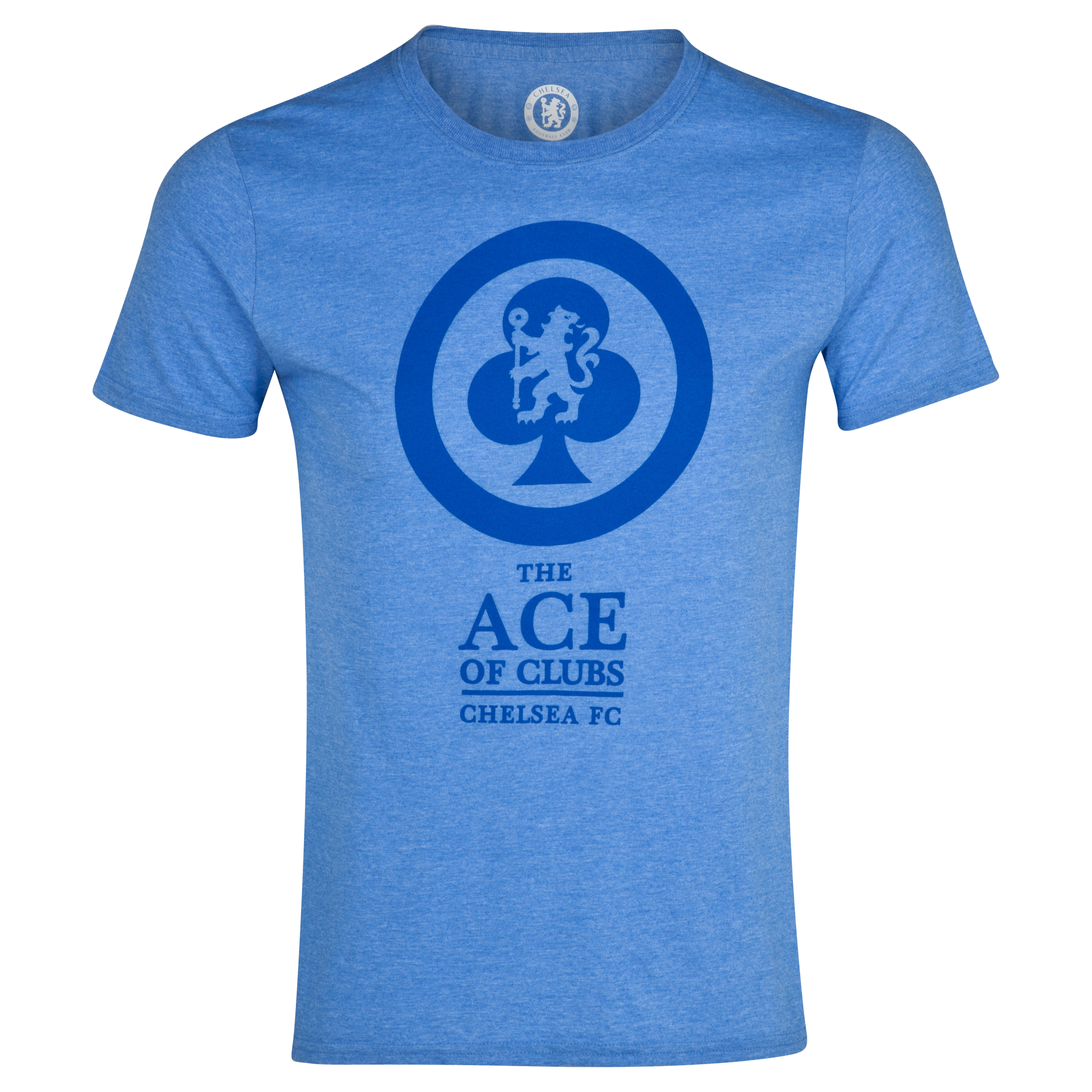 Chelsea Ace of Clubs T-Shirt - Heather Royal - Mens