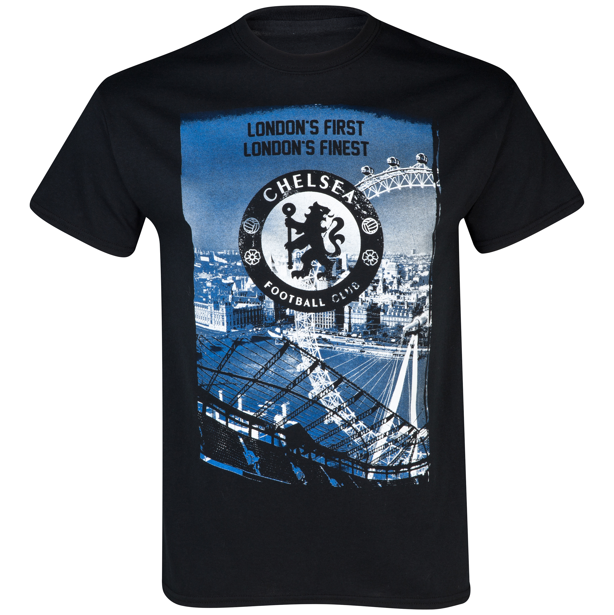 Chelsea Shed End T-Shirt - Black - Mens