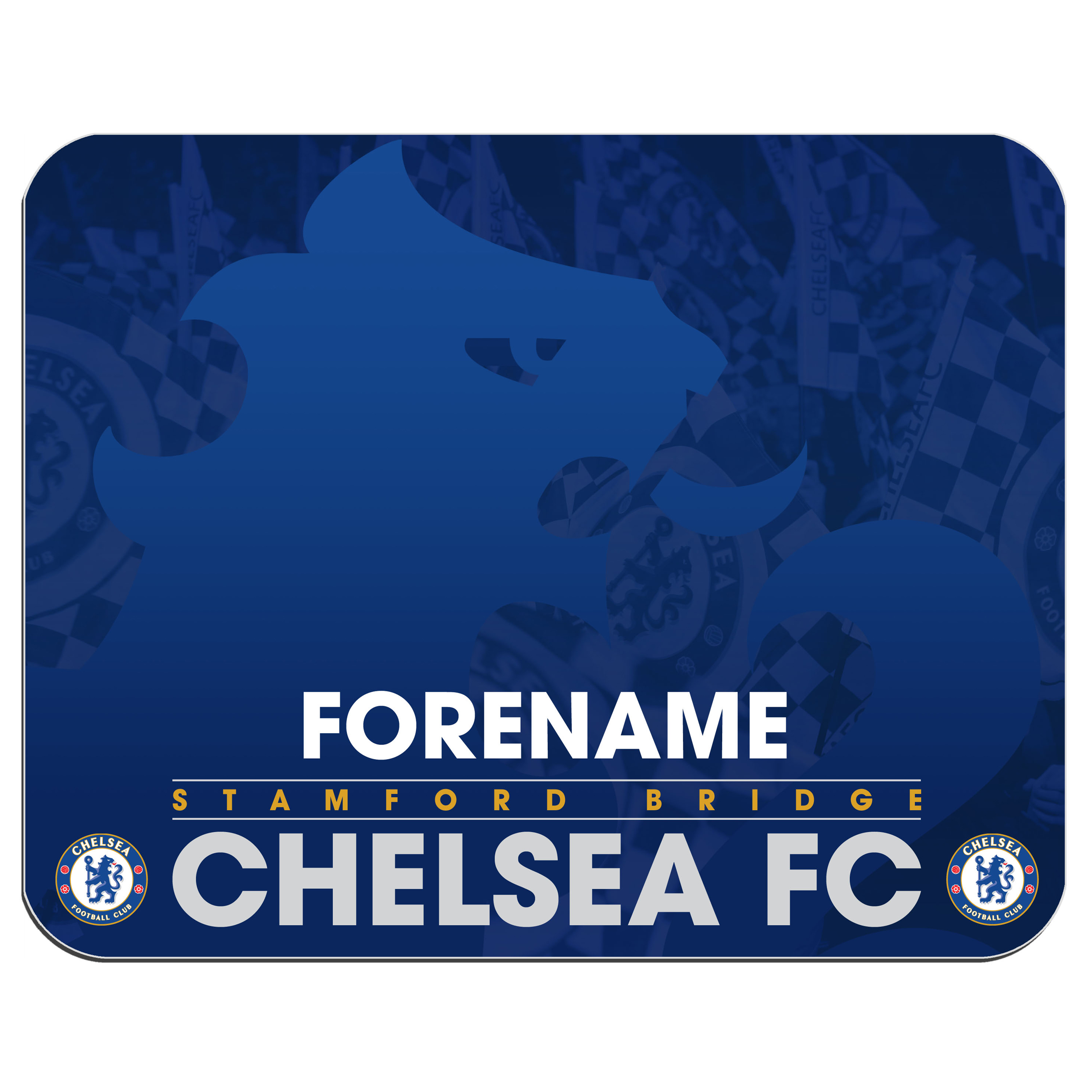 Chelsea Personalised Crest Mouse Mat