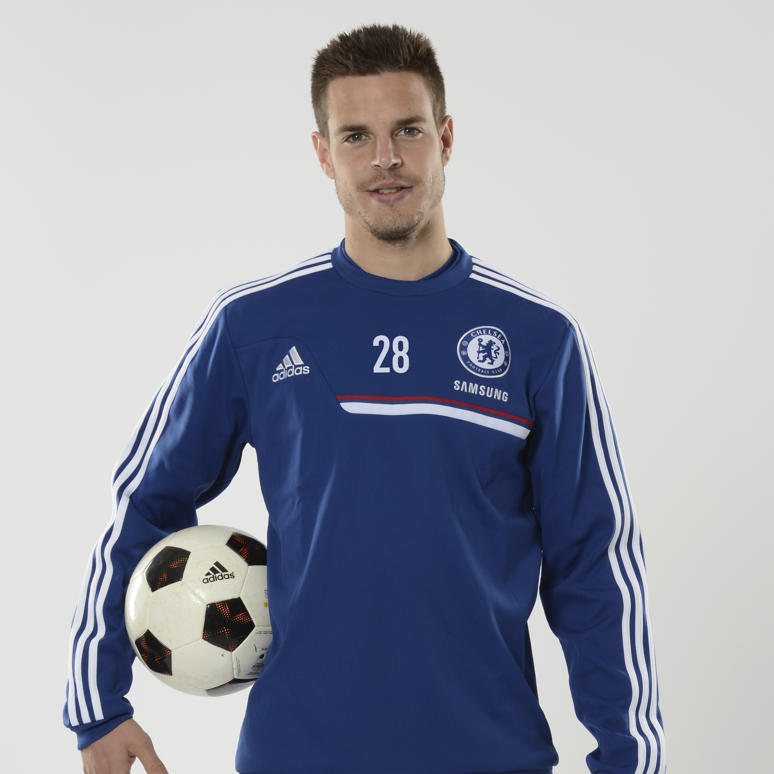 Chelsea Training Sweat Top Dk Blue