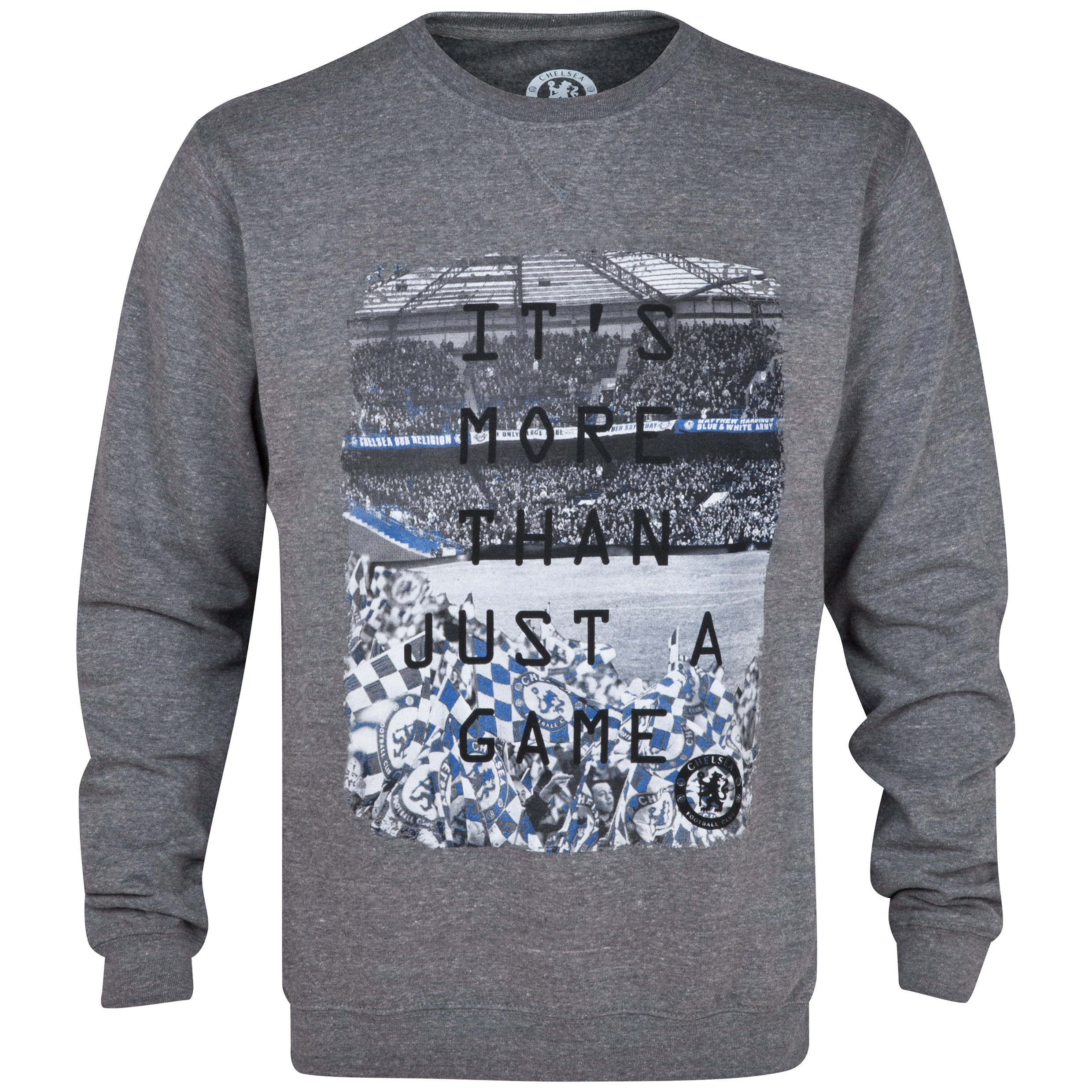 Chelsea Game Crew Neck Sweater Grey