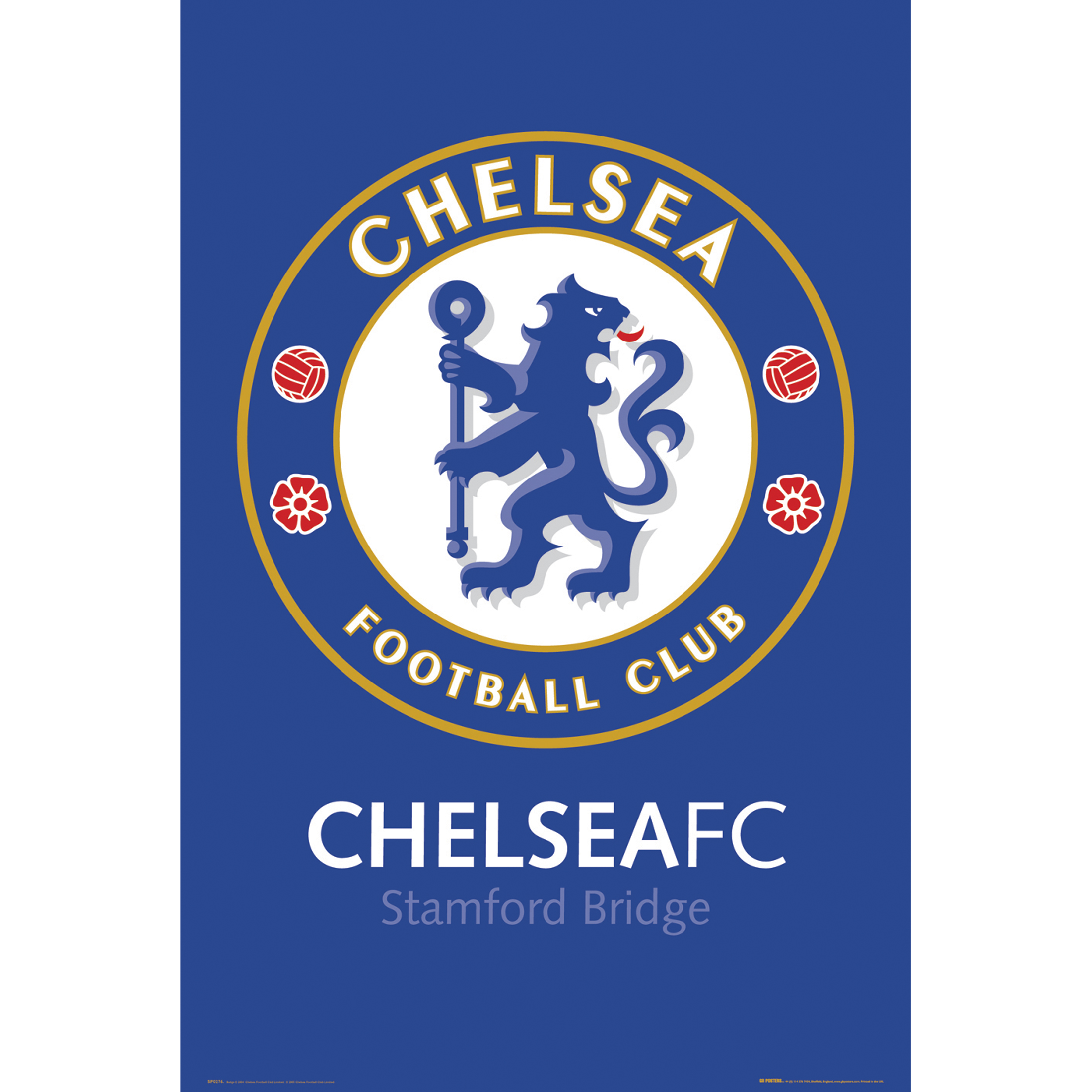 Chelsea Club Crest Poster 61cm x 92cm