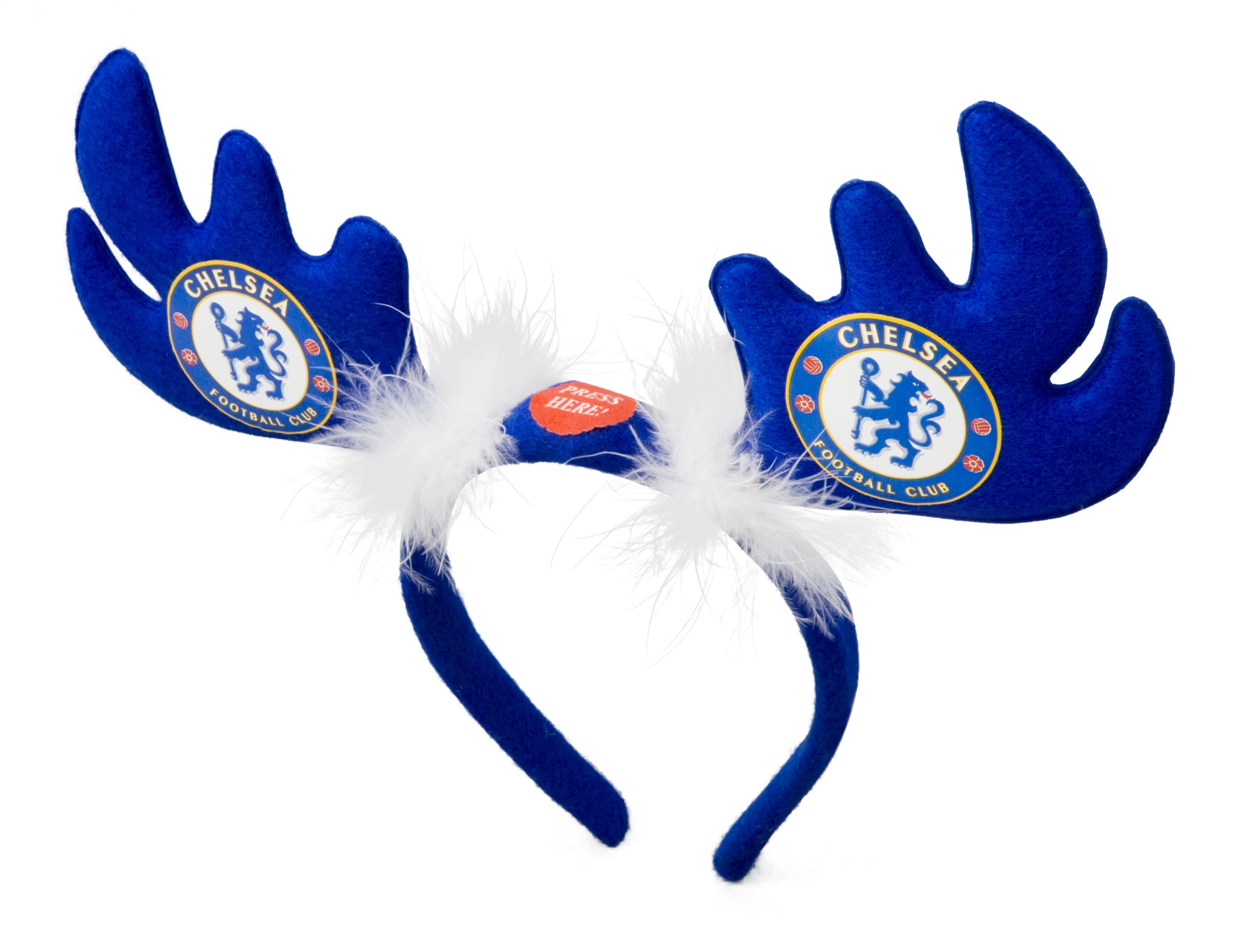 Chelsea Christmas Flashing Antlers BlueWhite