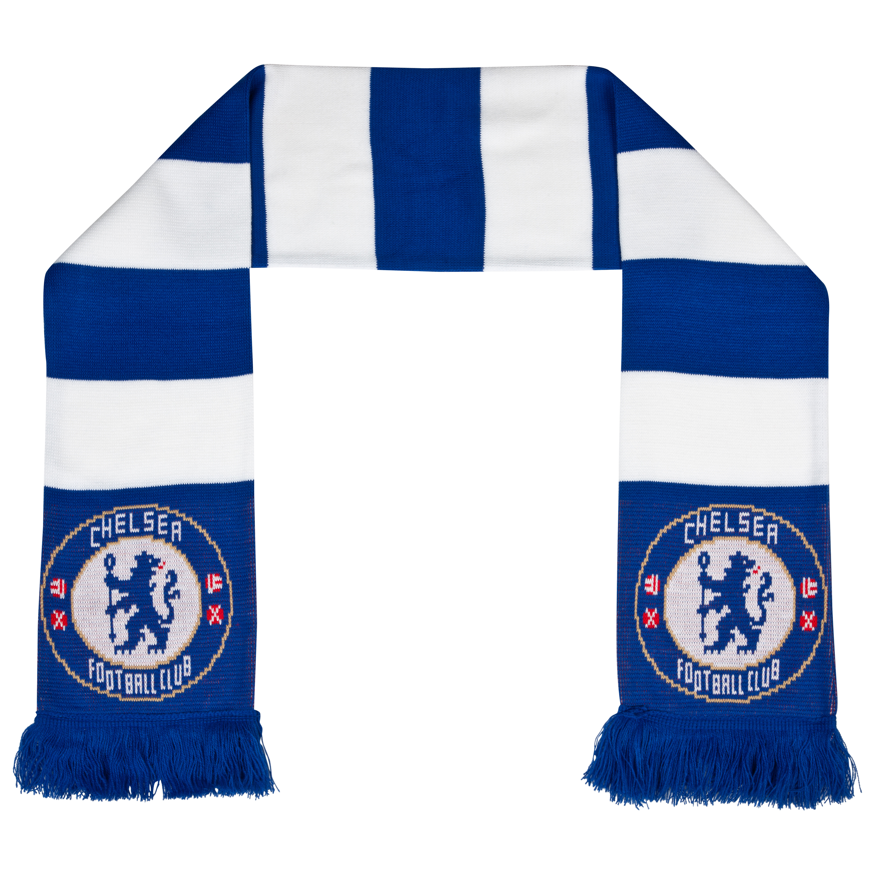 Chelsea Bar Scarf BlueWhite