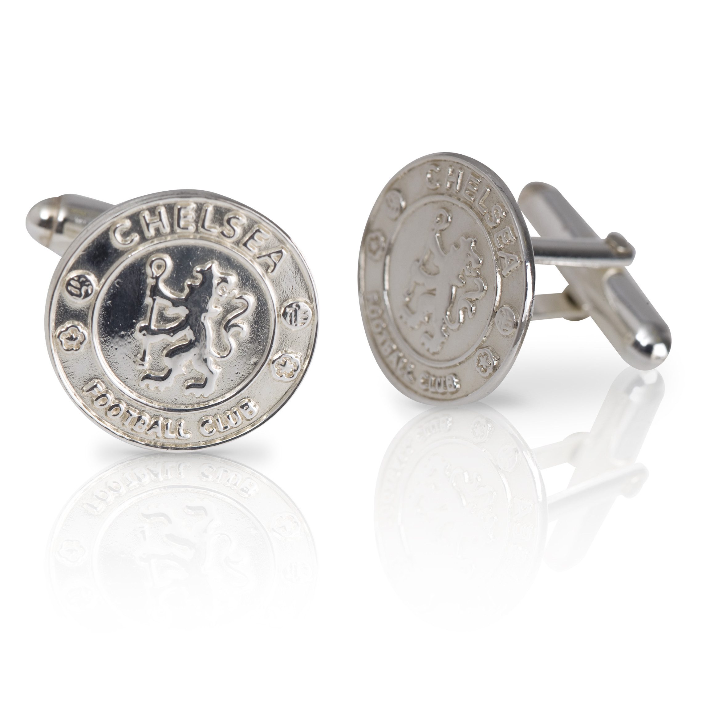 Chelsea Crest Cufflinks Sterling Silver