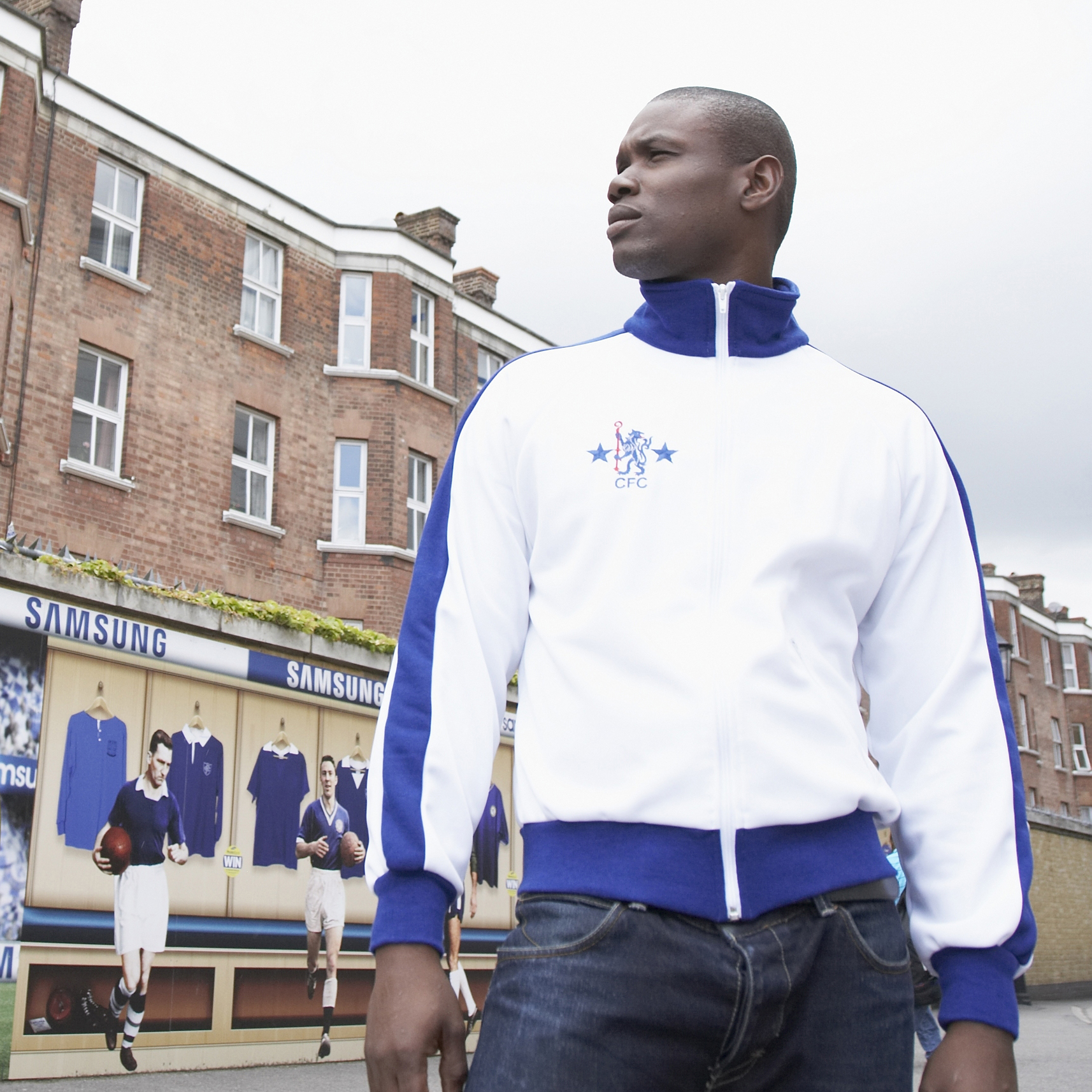 Chelsea 1977-78 Track Top- White