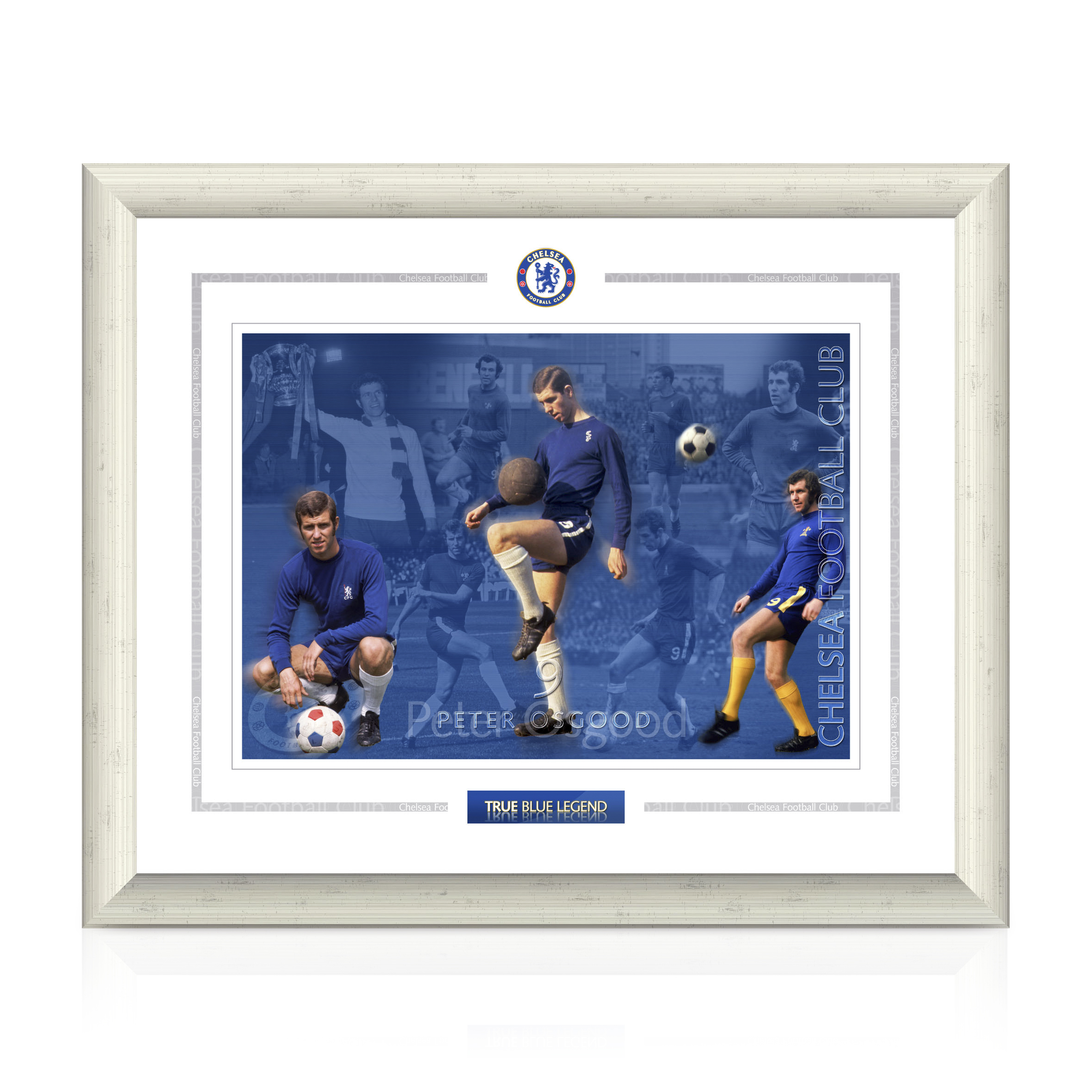 Chelsea Peter Osgood Tribute Piece 24 x 20 inch