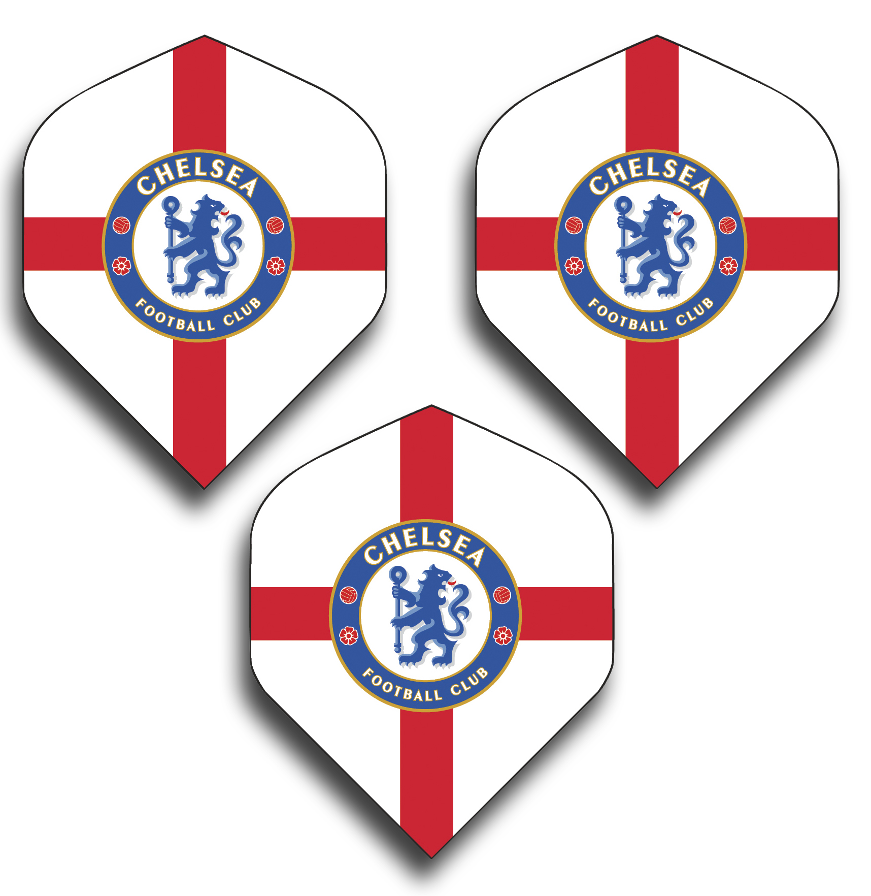Chelsea Club Country Dart Flight x 3