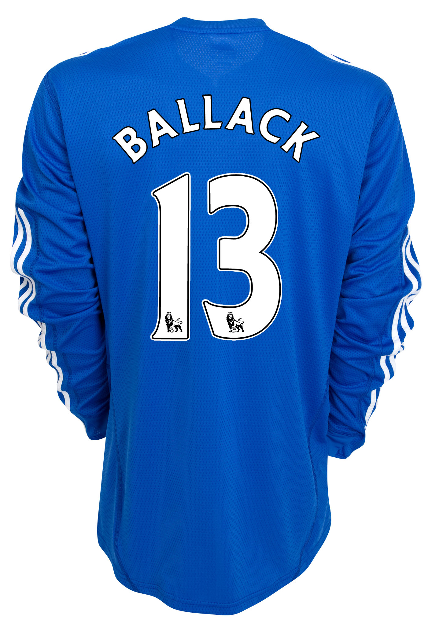 Chelsea Home Shirt 200910 with Ballack 13 printing Long Sleeve
