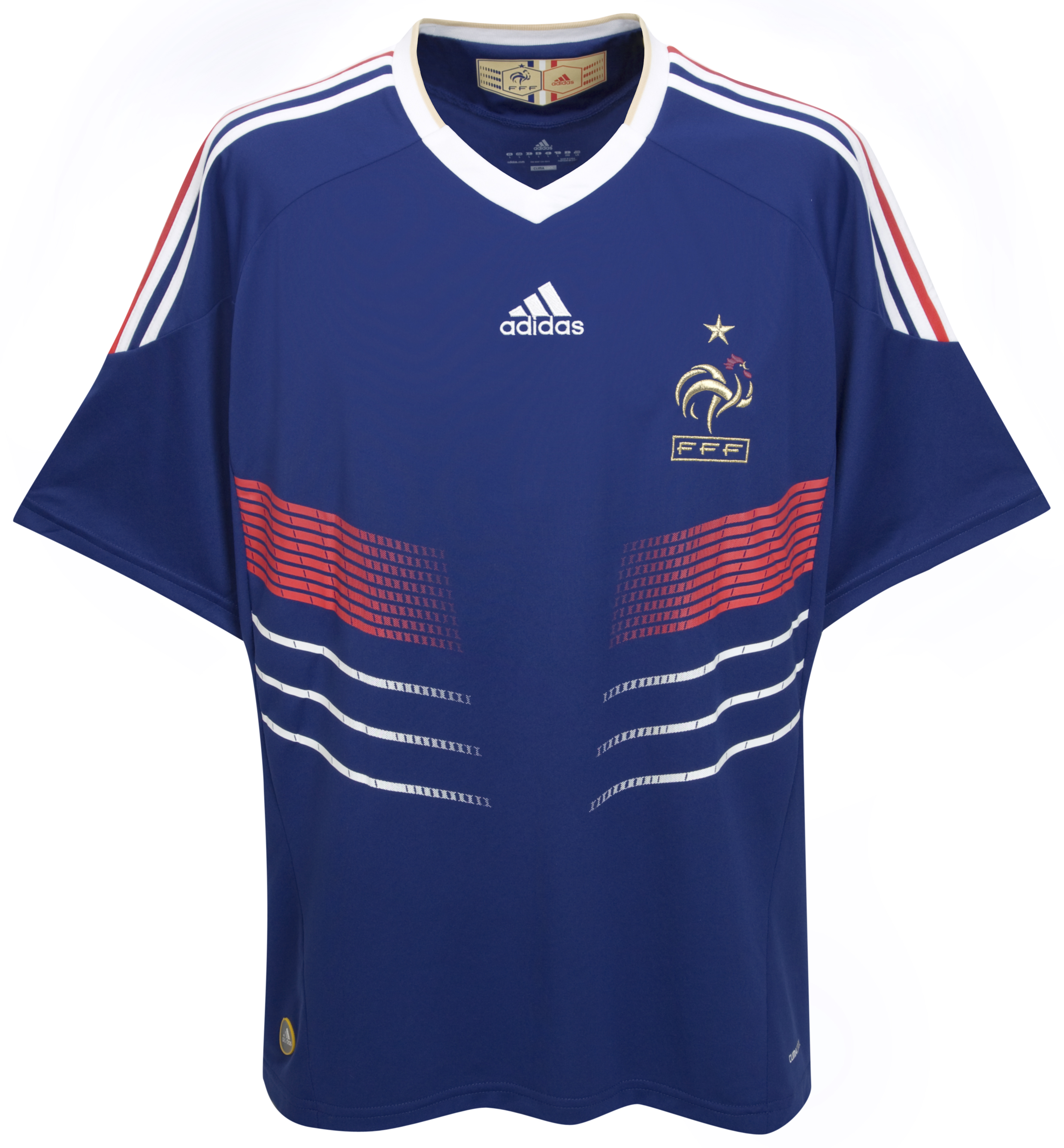 France Home Shirt 200910 Mid BlueWhiteRed Kids