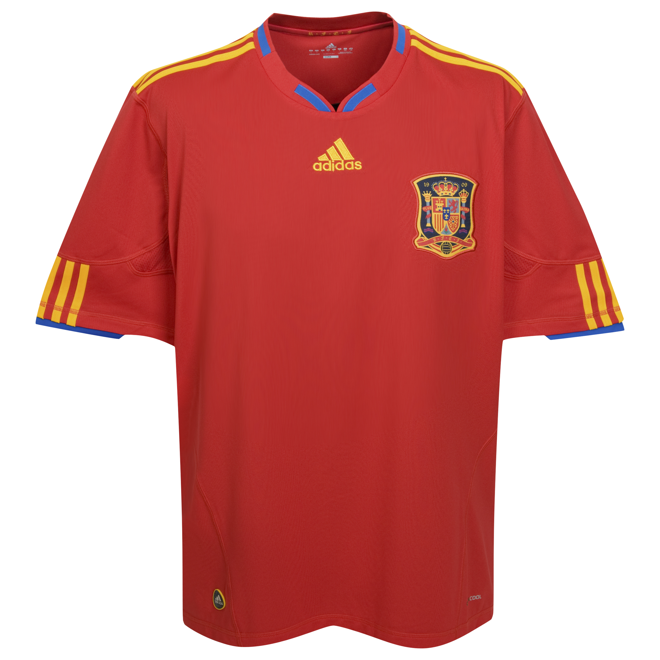 Spain Home Shirt 2009/10 - Red/Collegiate Gold - Kids