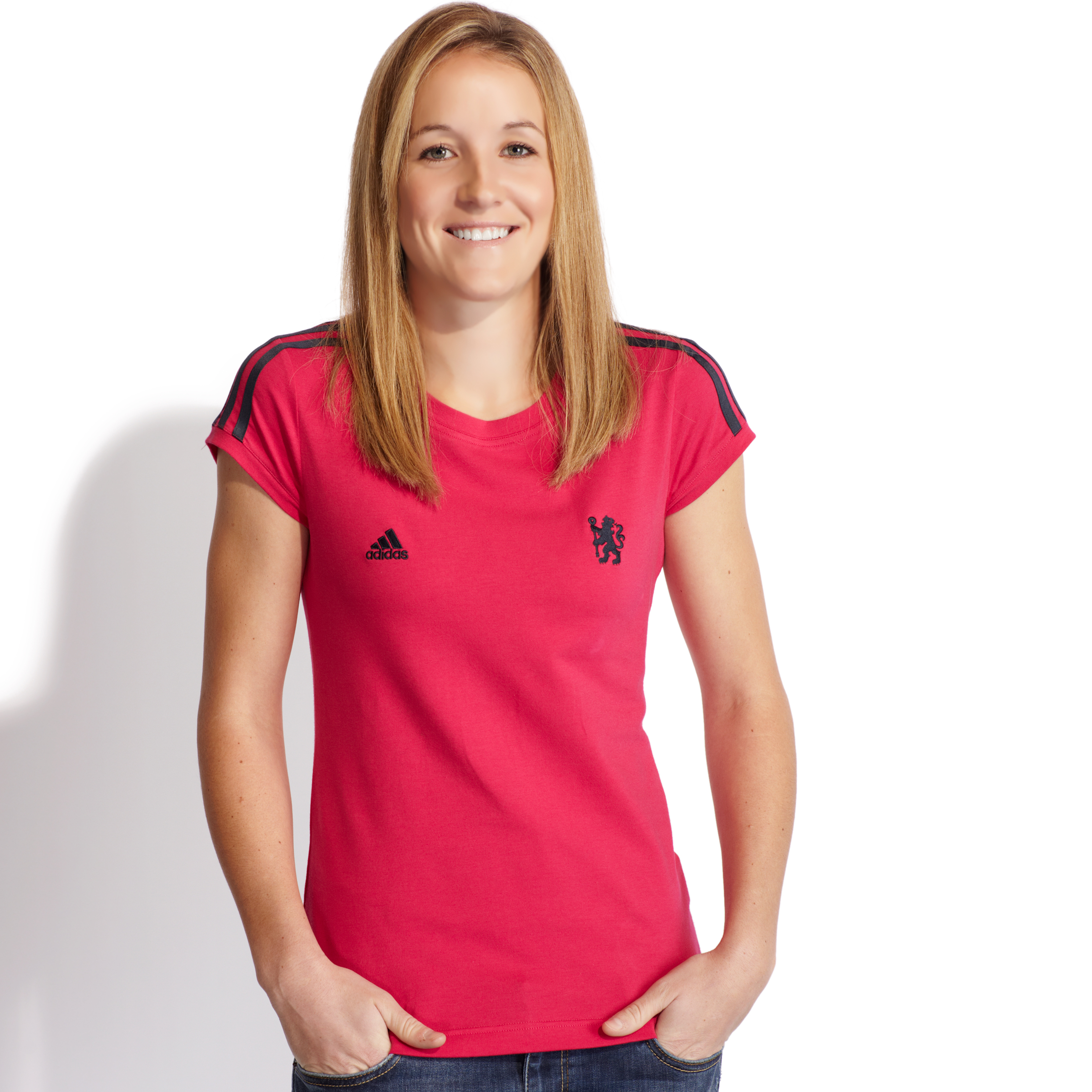 Chelsea Essential T Shirt Womens Pink BuzzLegend Blue