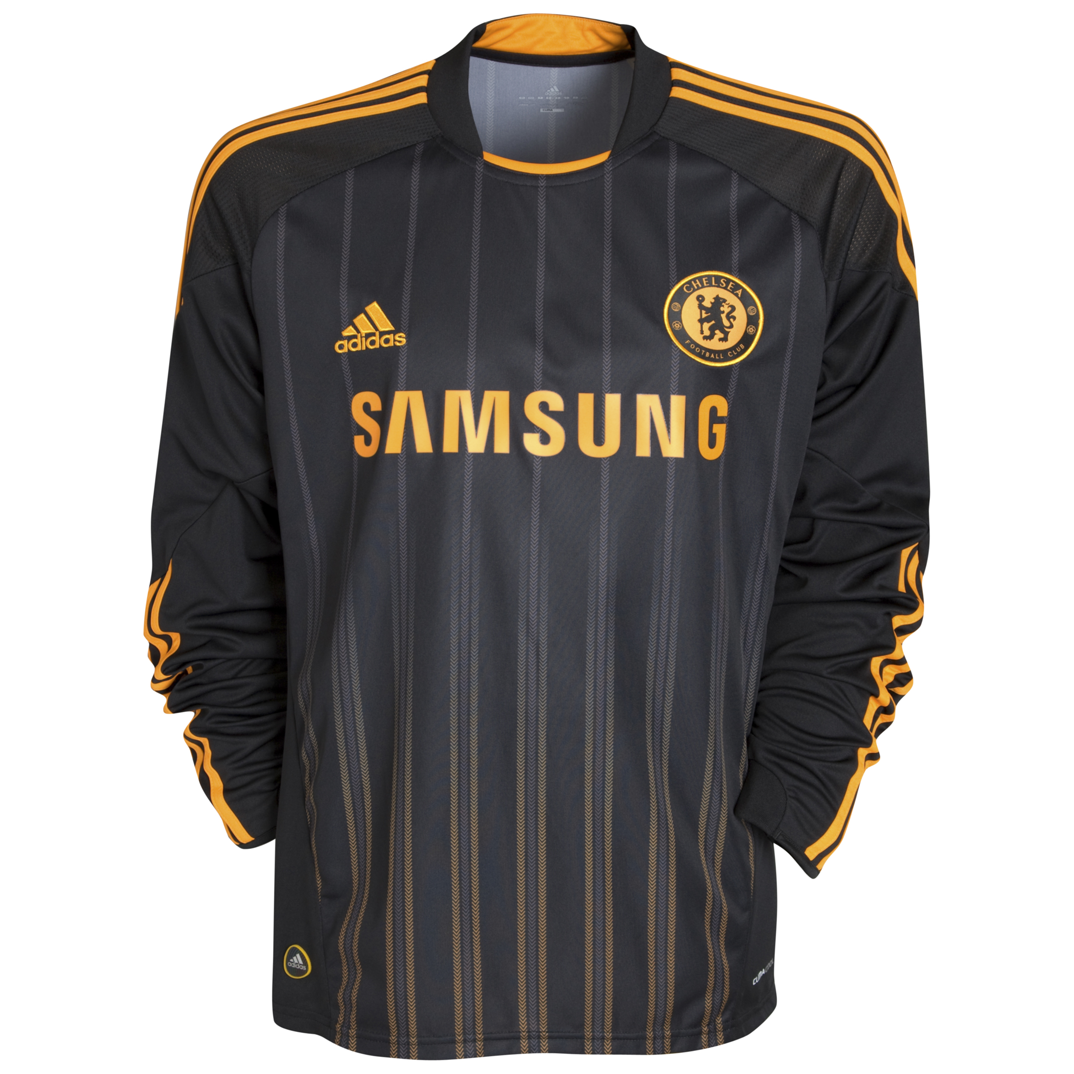 Chelsea Away Shirt 201011 Long Sleeve Kids