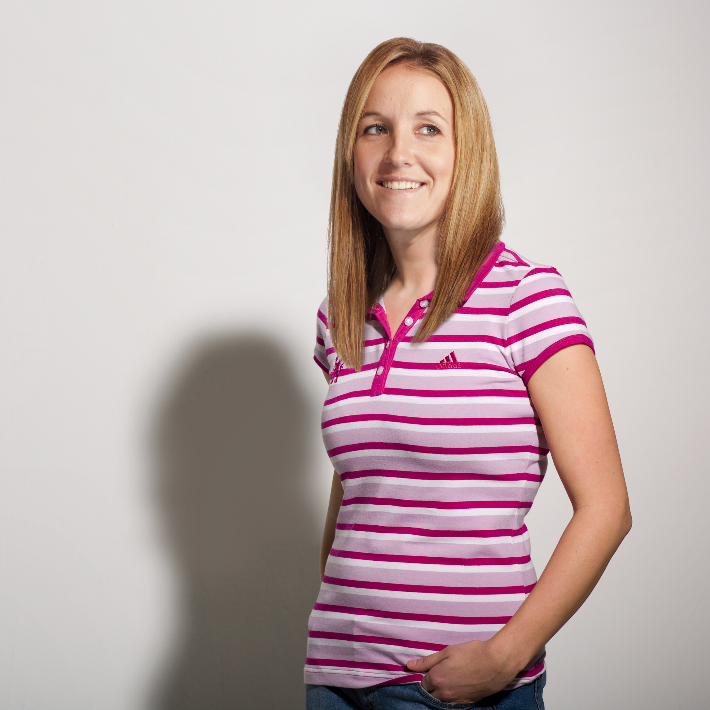 adidas Chelsea Essential Stripe Polo - Magic Berry/Pink - Womens