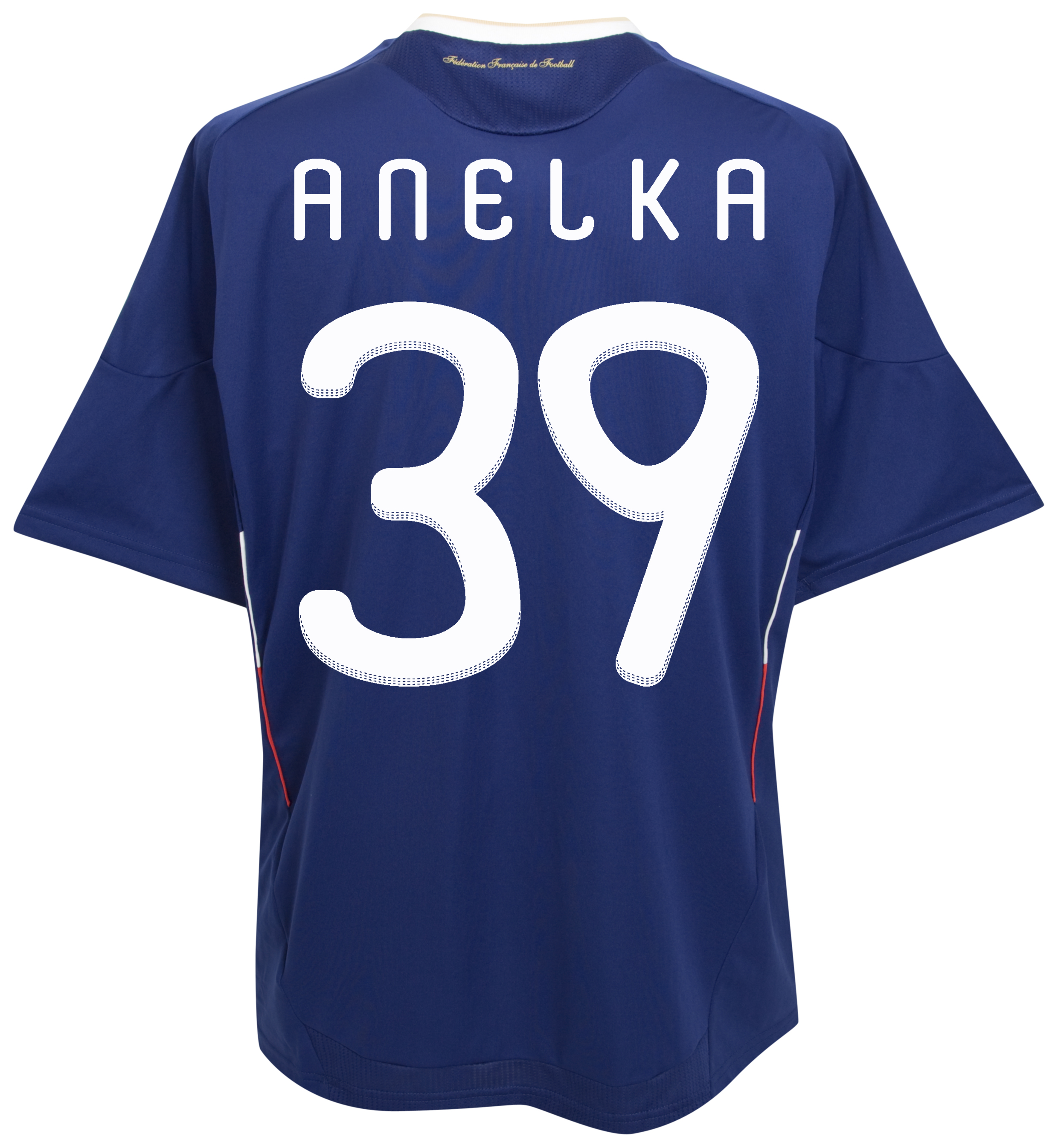 France Home Shirt 200910 with Anelka 39 printing Kids