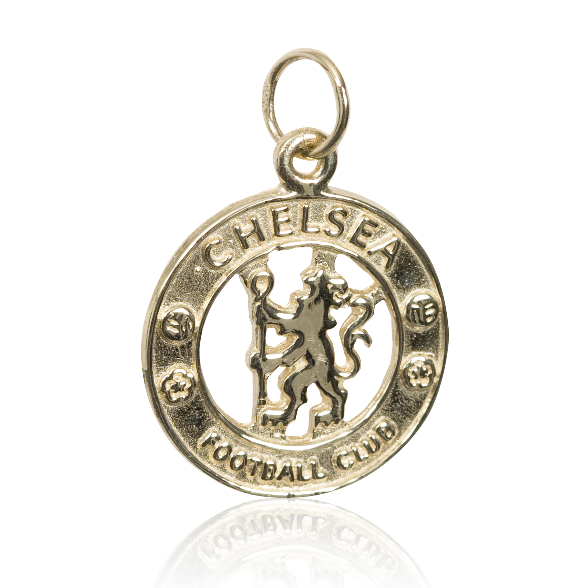 Chelsea Cut Out Crest Pendant 9ct Gold
