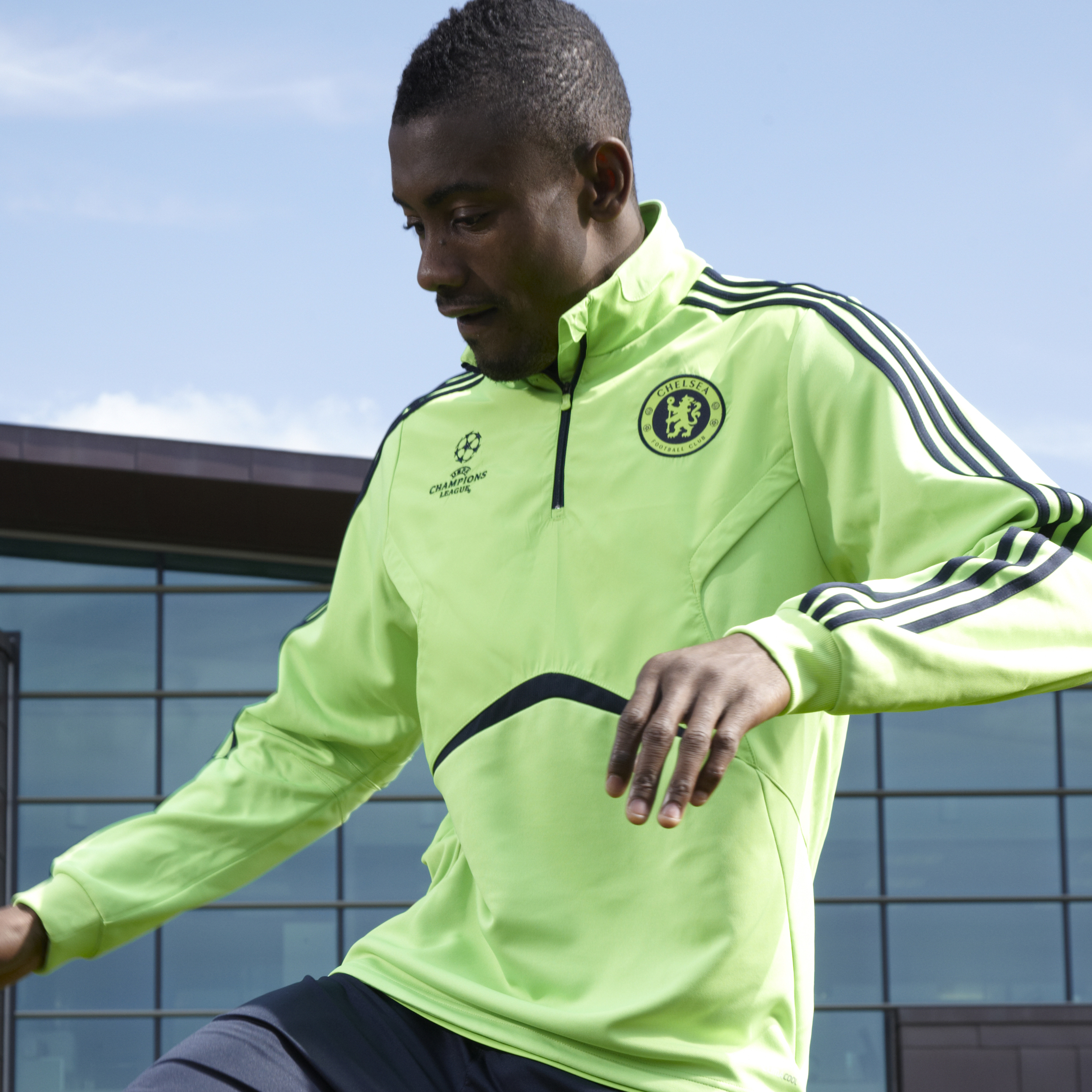 Chelsea Uefa Champions League Training Top Dark NavyMacaw