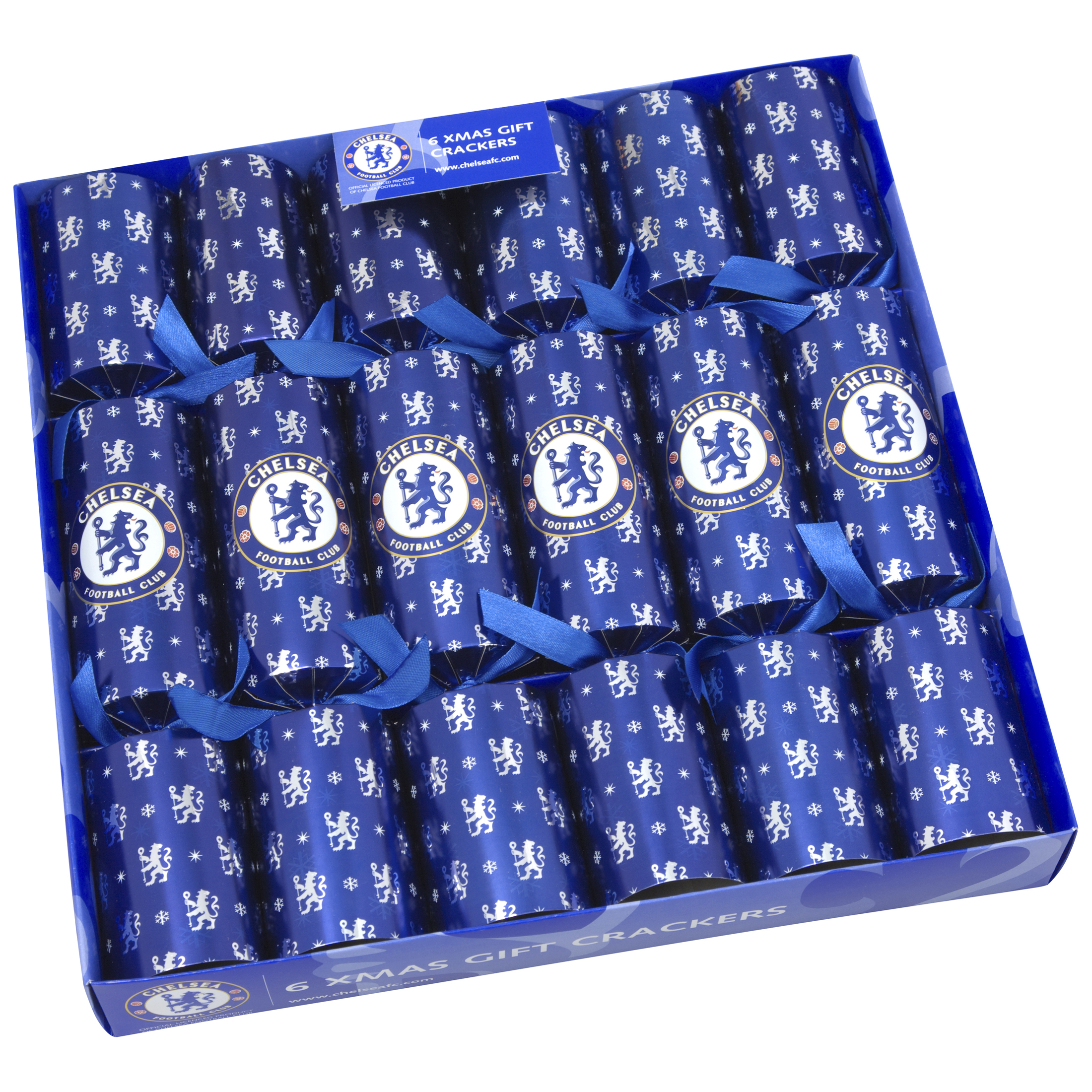 Chelsea Christmas Luxury Gift Crackers Pack of 6