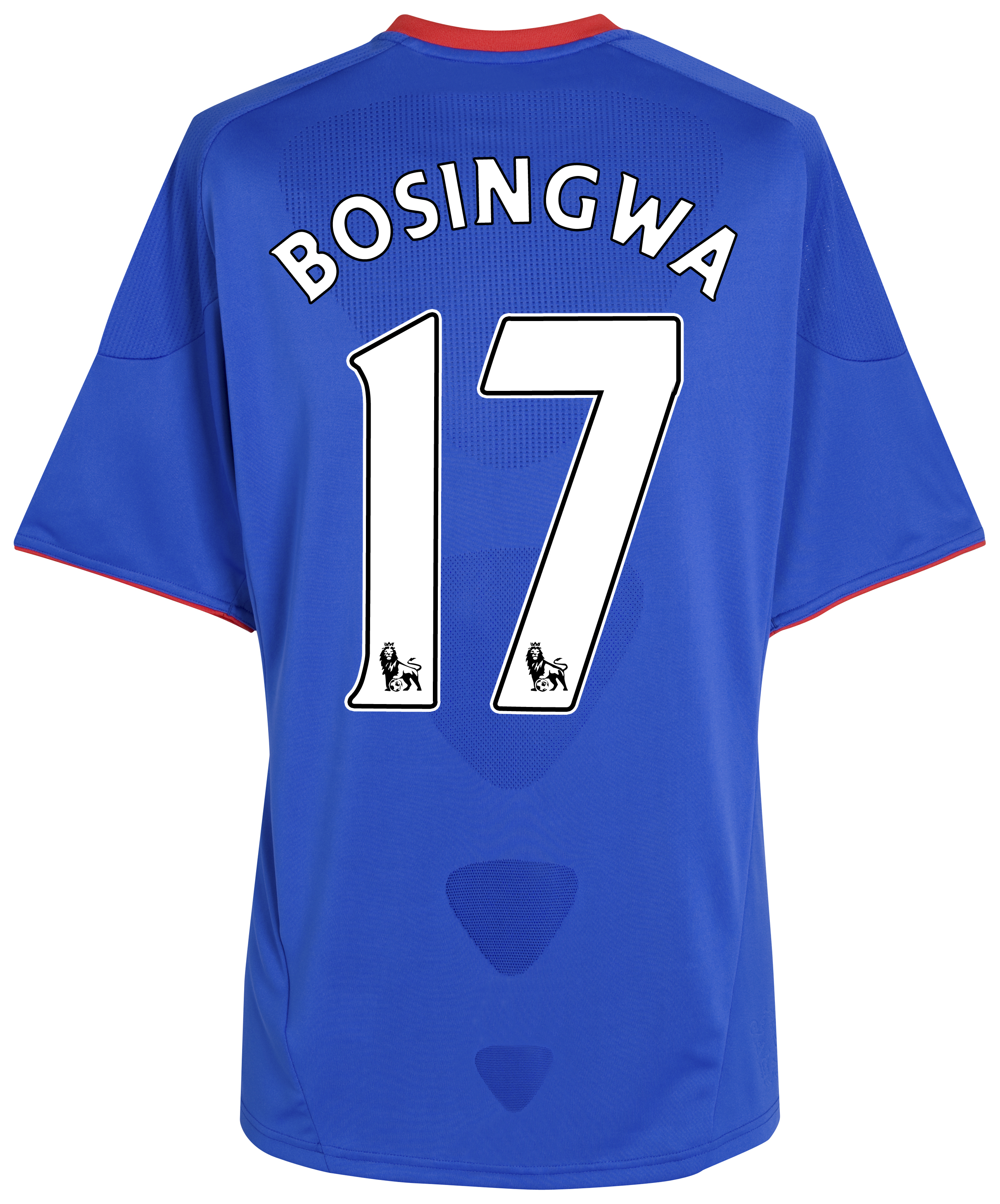 Chelsea Home Shirt 201011 with Bosingwa 17 printing