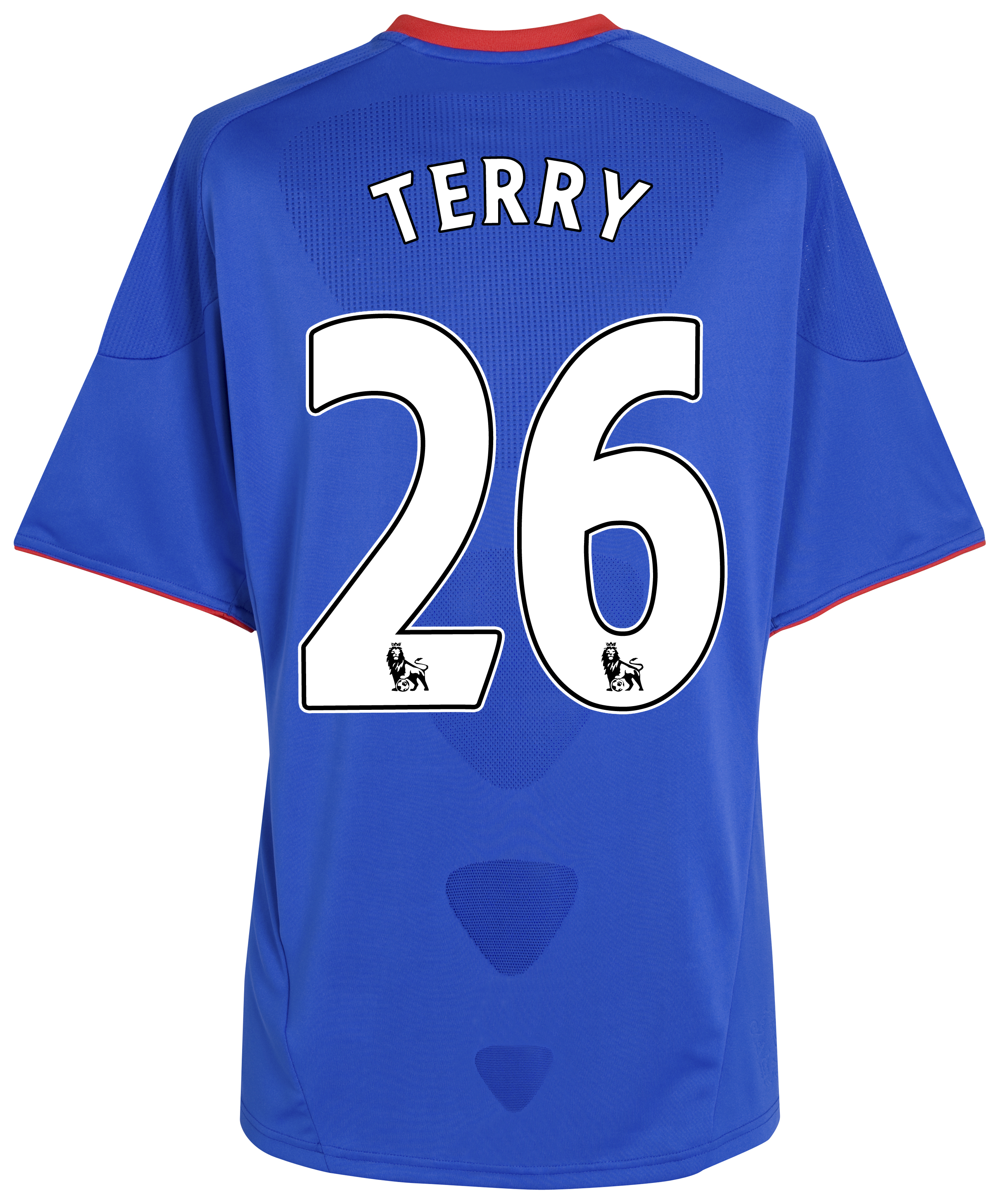 Chelsea Home Shirt 201011 with Terry 26 printing