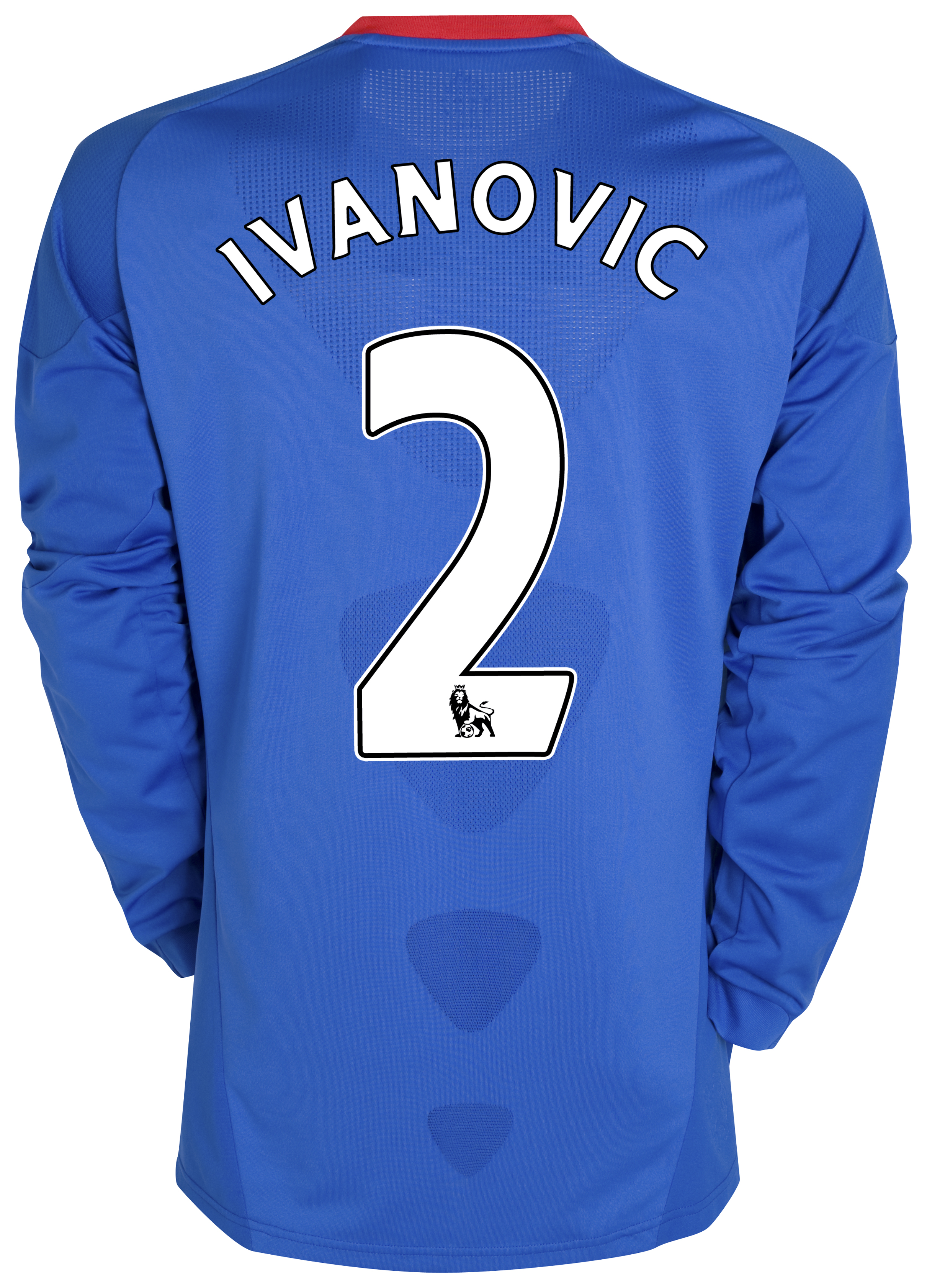 Chelsea Home Shirt 201011 with Ivanovic 2 printing Long Sleeve