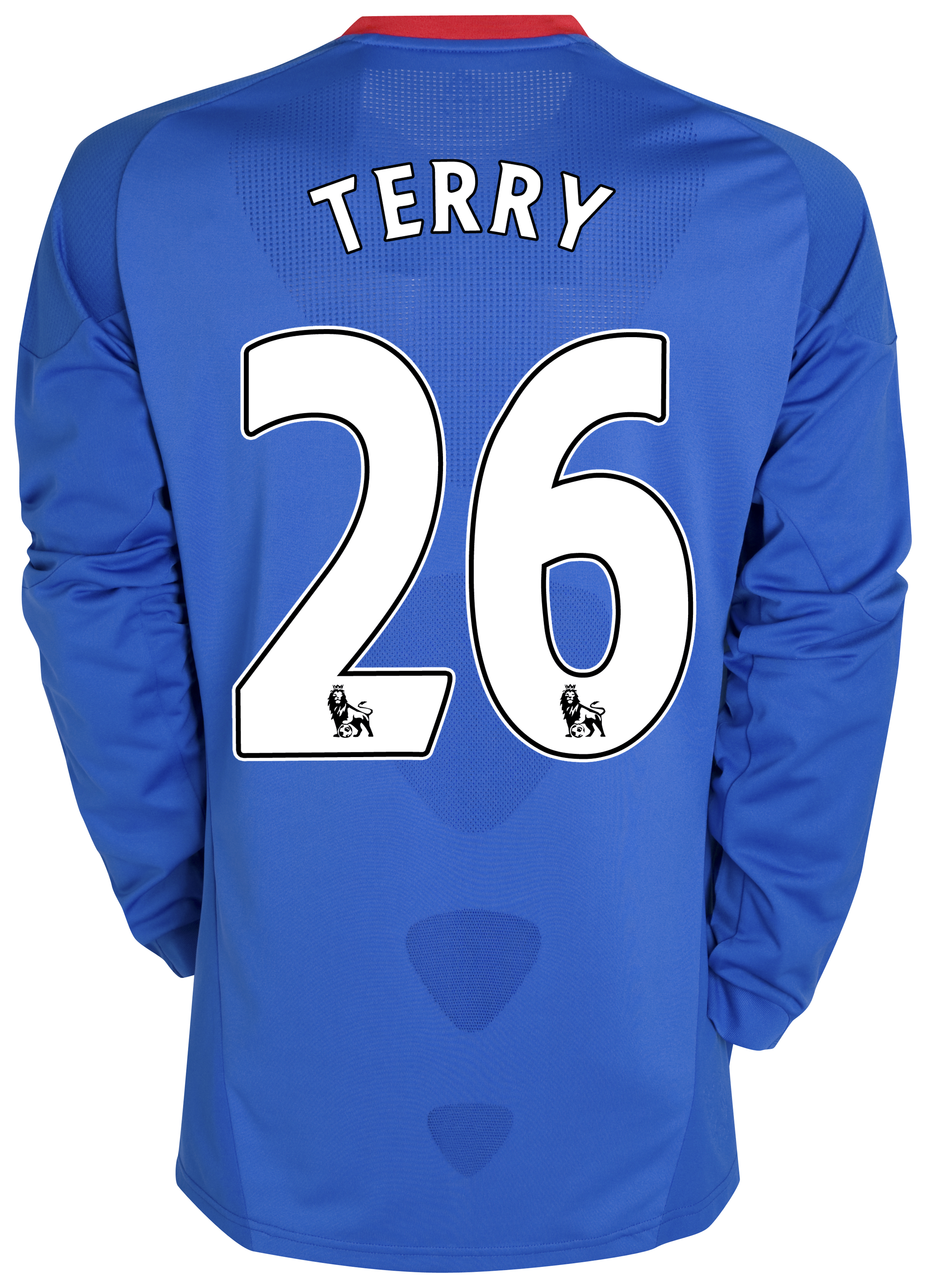 Chelsea Home Shirt 201011 with Terry 26 printing Long Sleeve