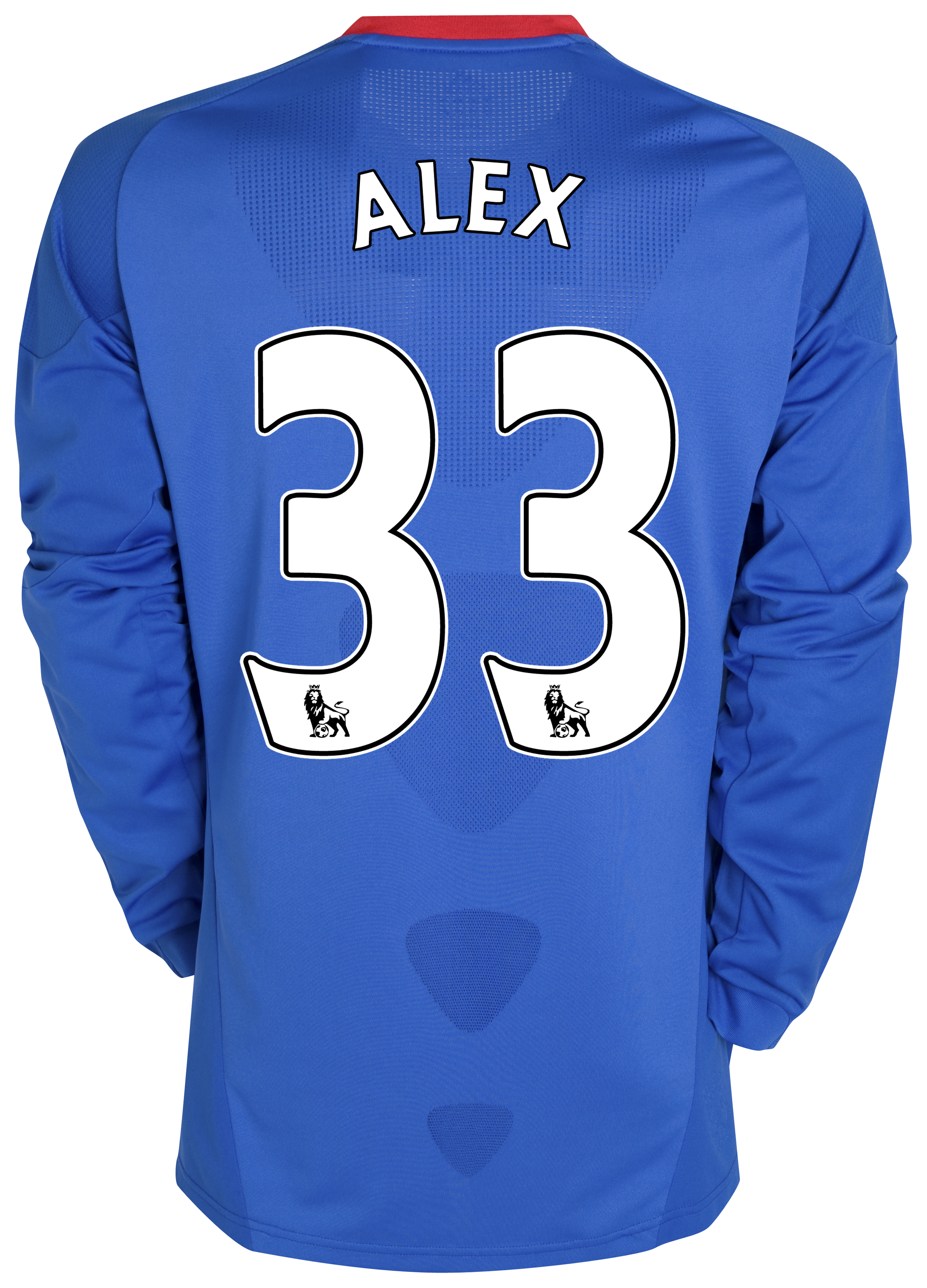 Chelsea Home Shirt 201011 with Alex 33 printing Long Sleeve