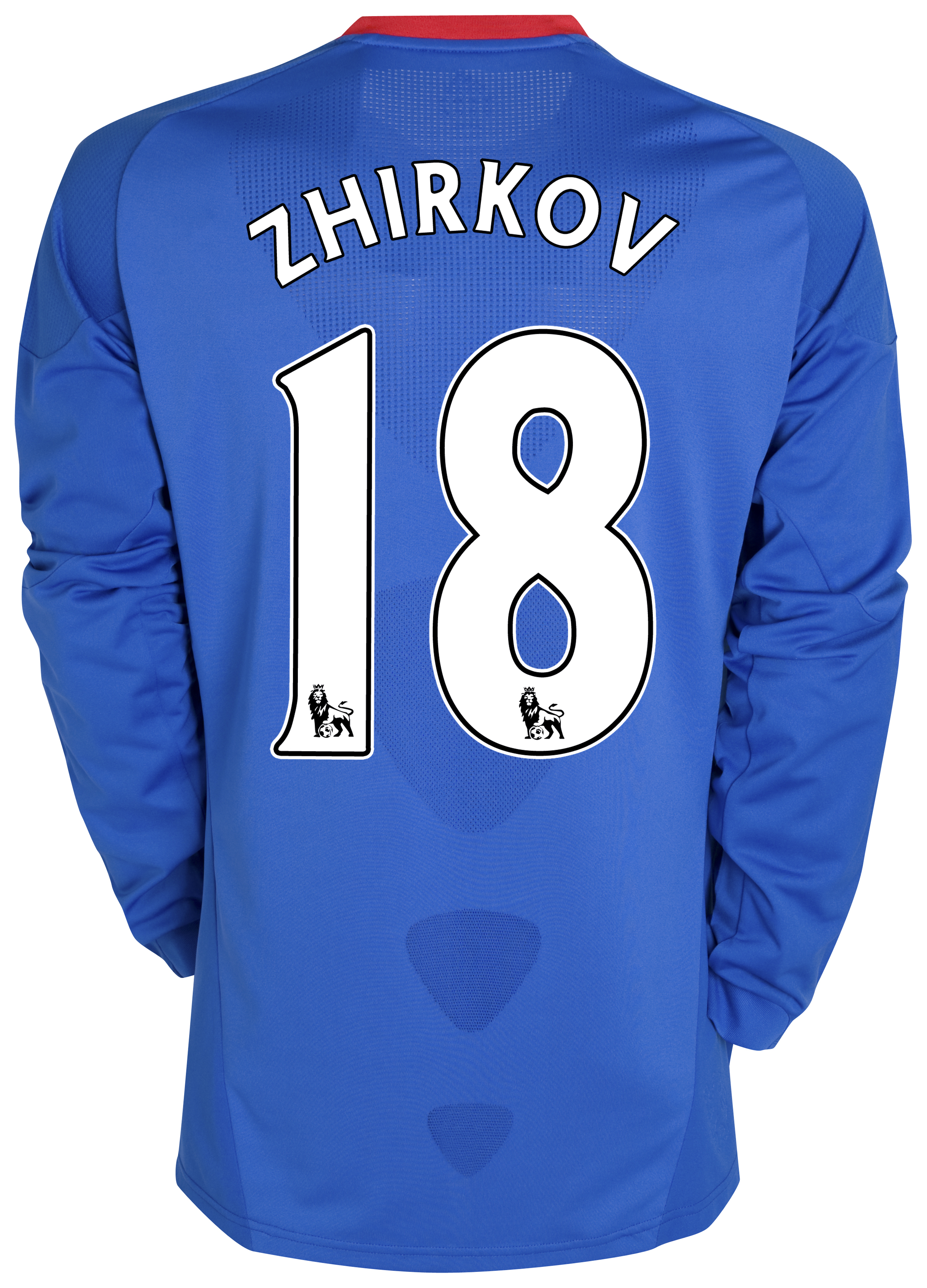 Chelsea Home Shirt 201011 with Zhirkov 18 printing Long Sleeve