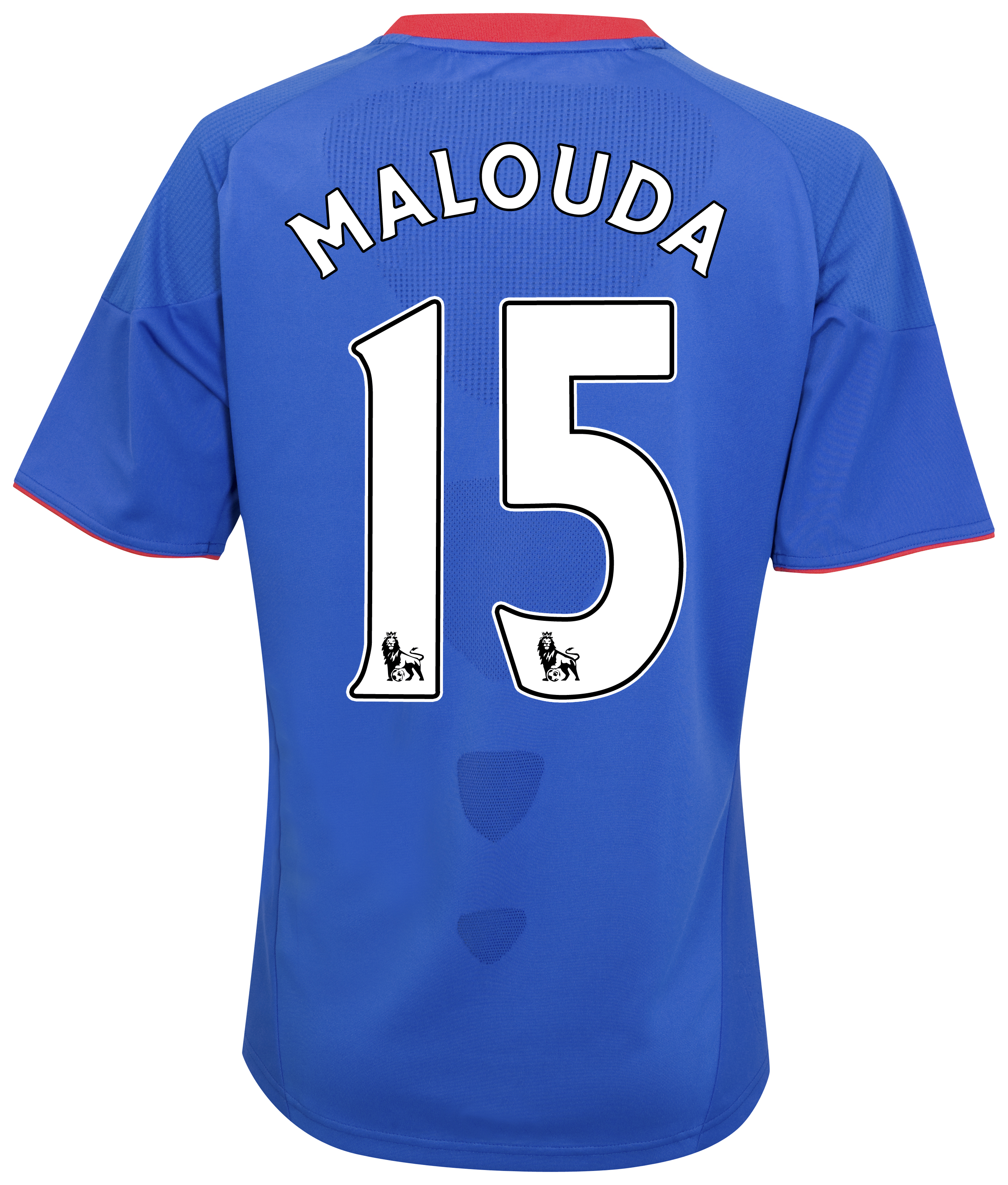 Chelsea Home Shirt 201011 with Malouda 15 printing Womens