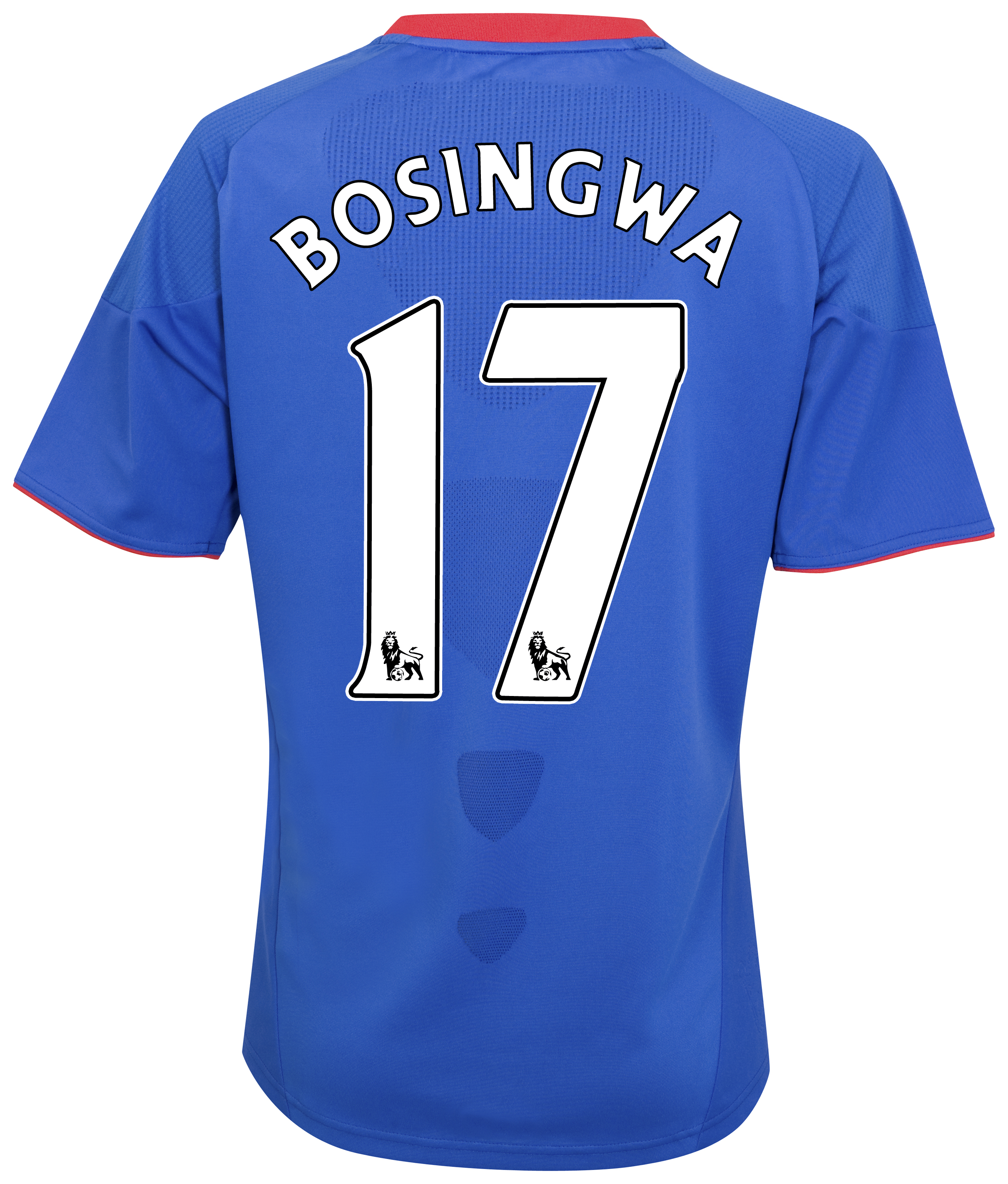 Chelsea Home Shirt 201011 with Bosingwa 17 printing Womens