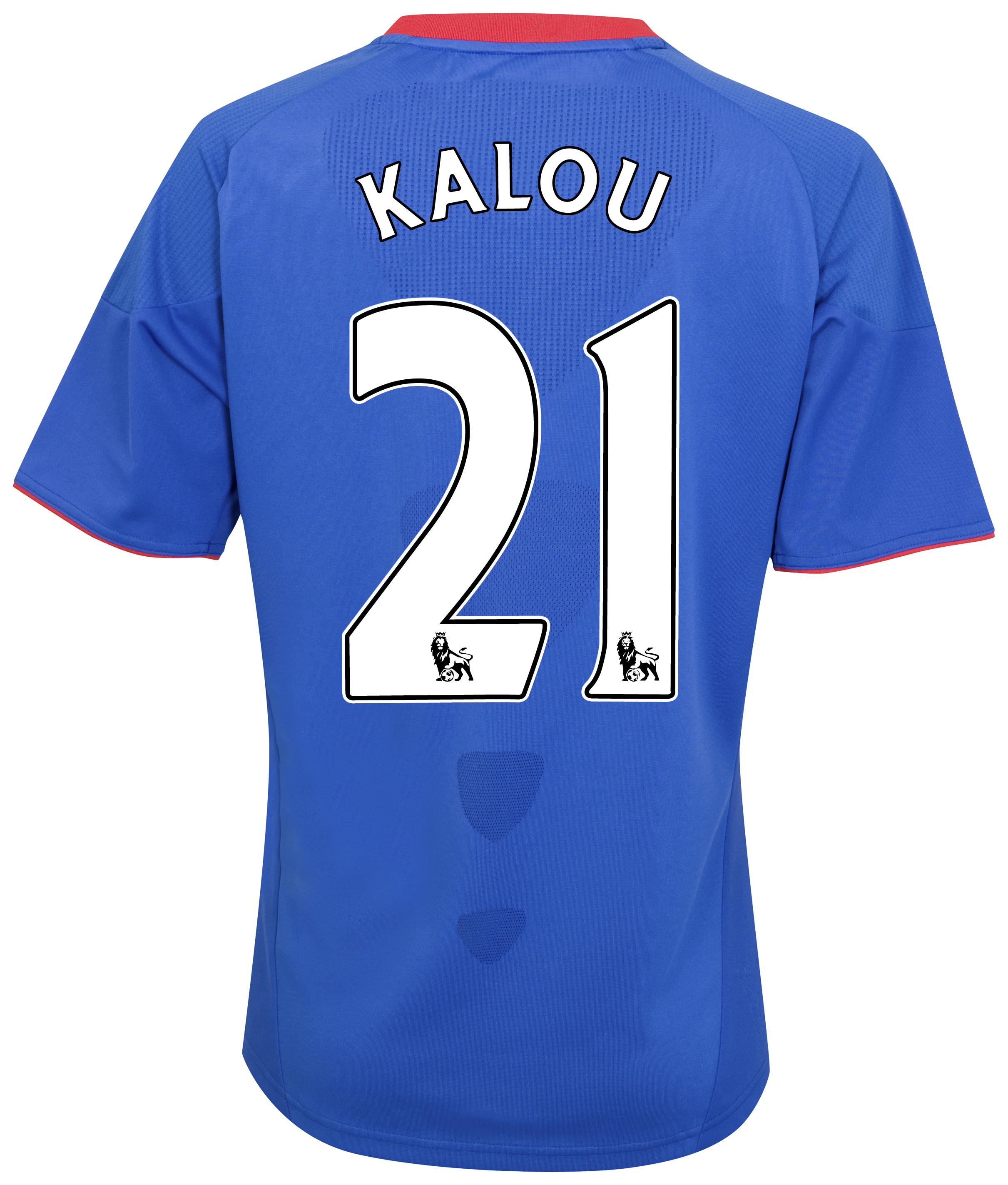 Chelsea Home Shirt 201011 with Kalou 21 printing Womens