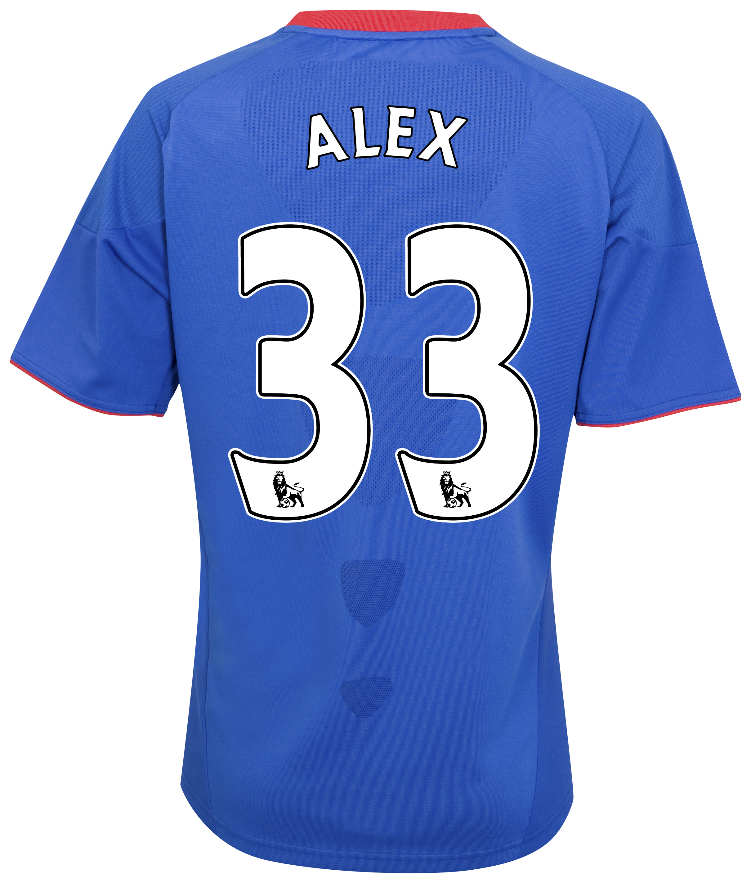 Chelsea Home Shirt 201011 with Alex 33 printing Womens