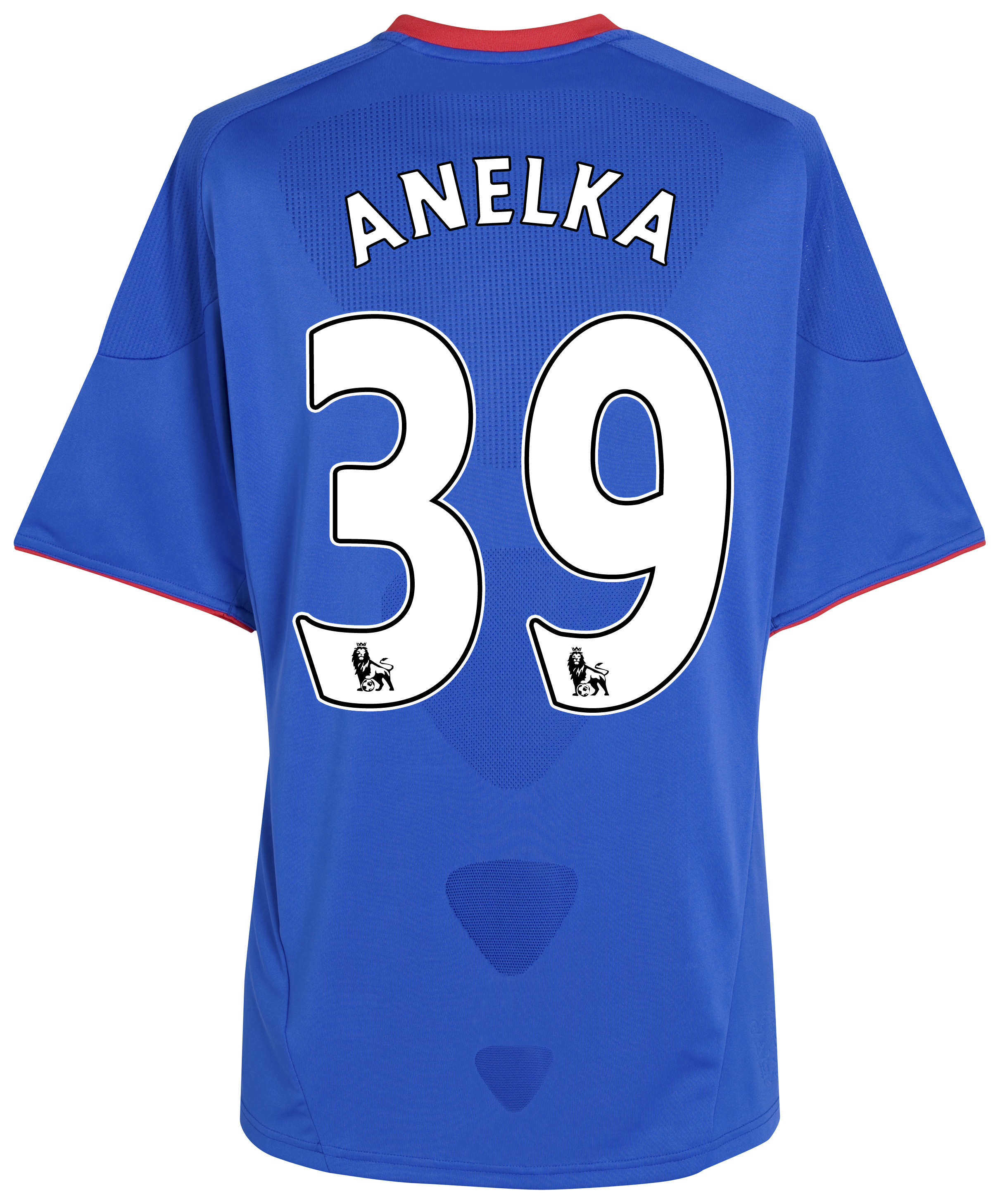 Chelsea Home Shirt 201011 with Anelka 39 printing Outsize