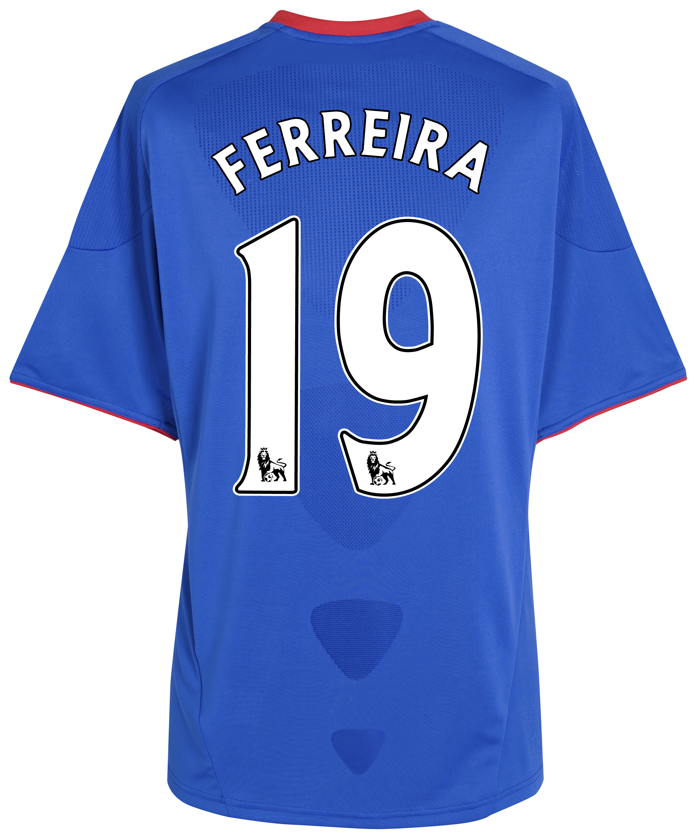 Chelsea Home Shirt 201011 with Ferreira 19 printing Kids