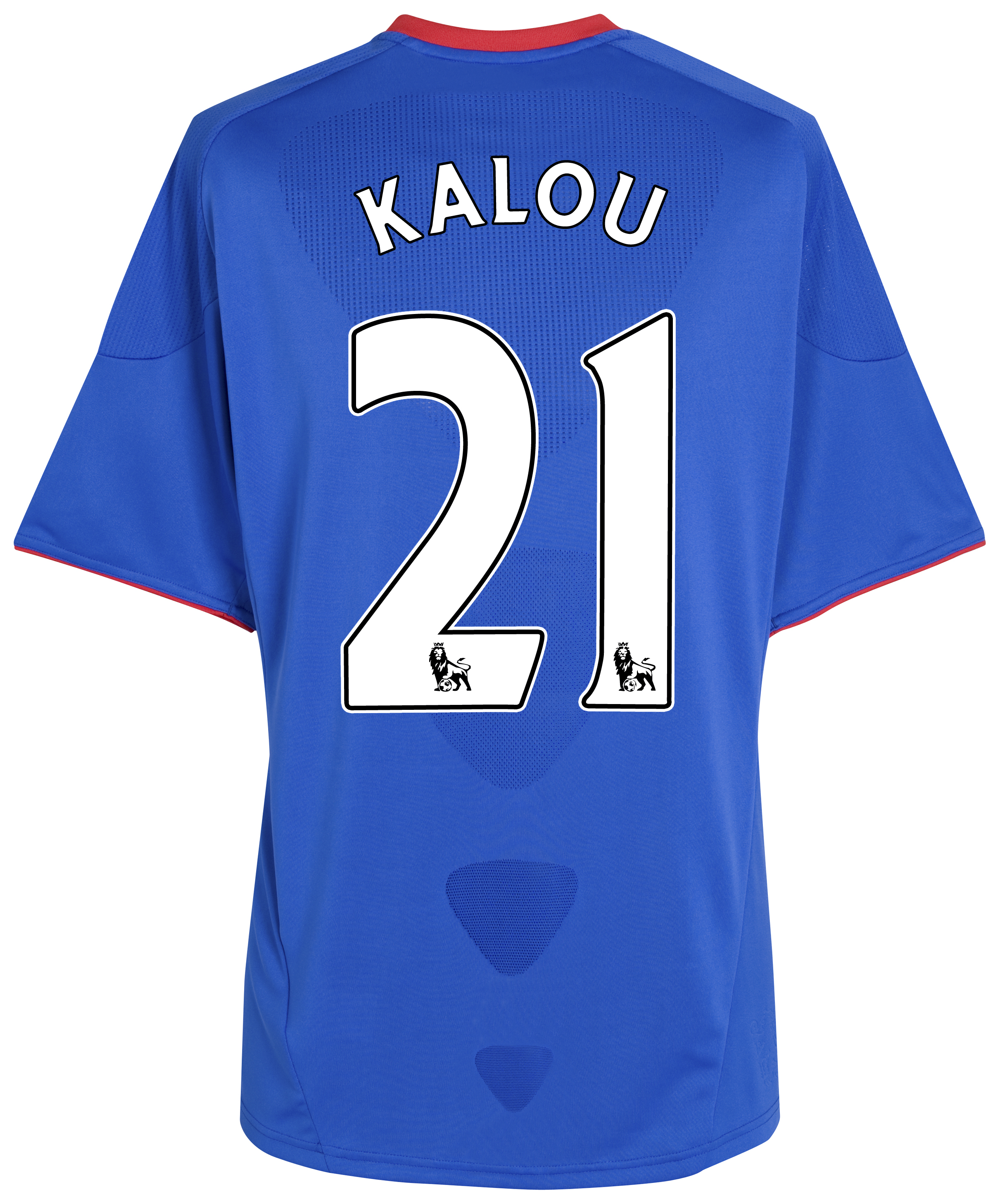 Chelsea Home Shirt 201011 with Kalou 21 printing Kids