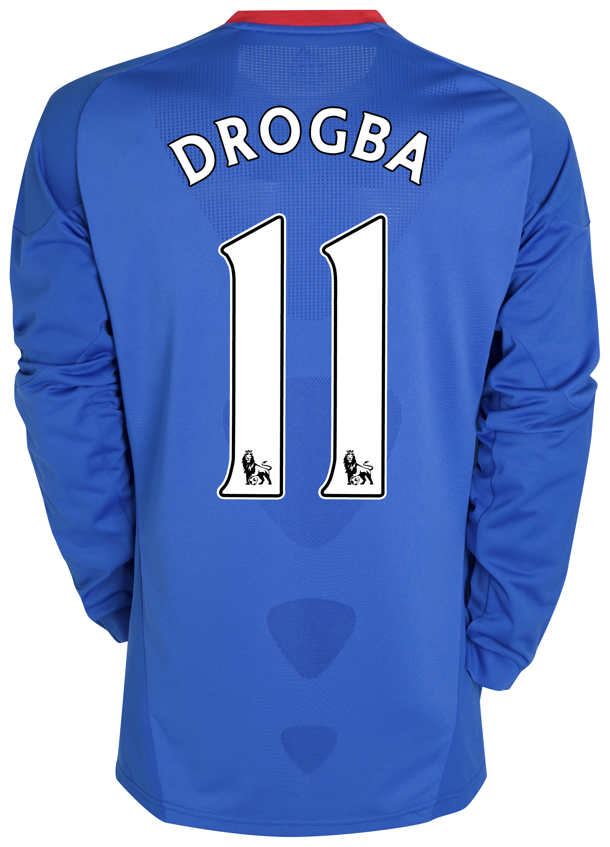 Chelsea Home Shirt 201011 with Drogba 11 printing Long Sleeve Kids