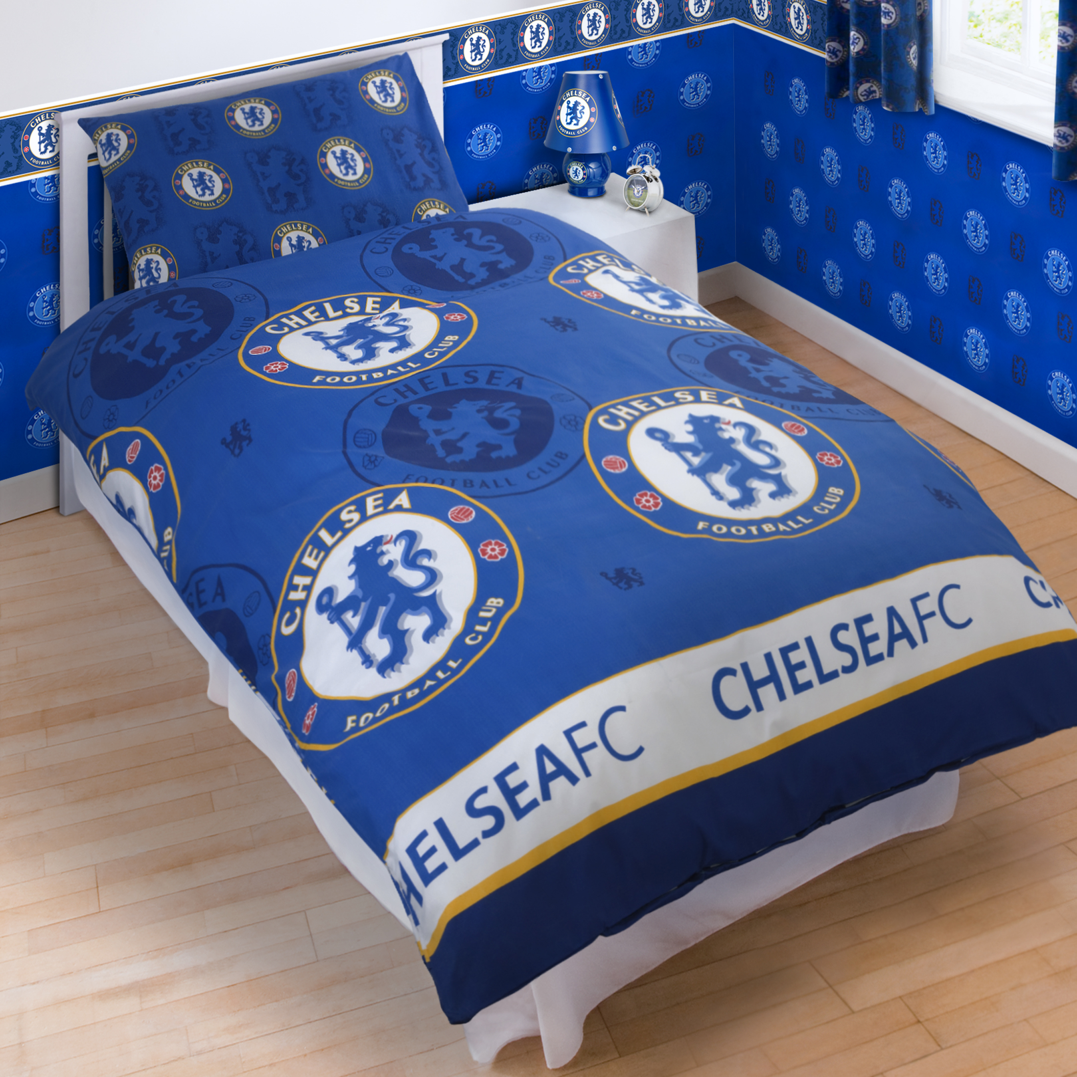 Chelsea Shadow Lion Rotary Duvet - Double