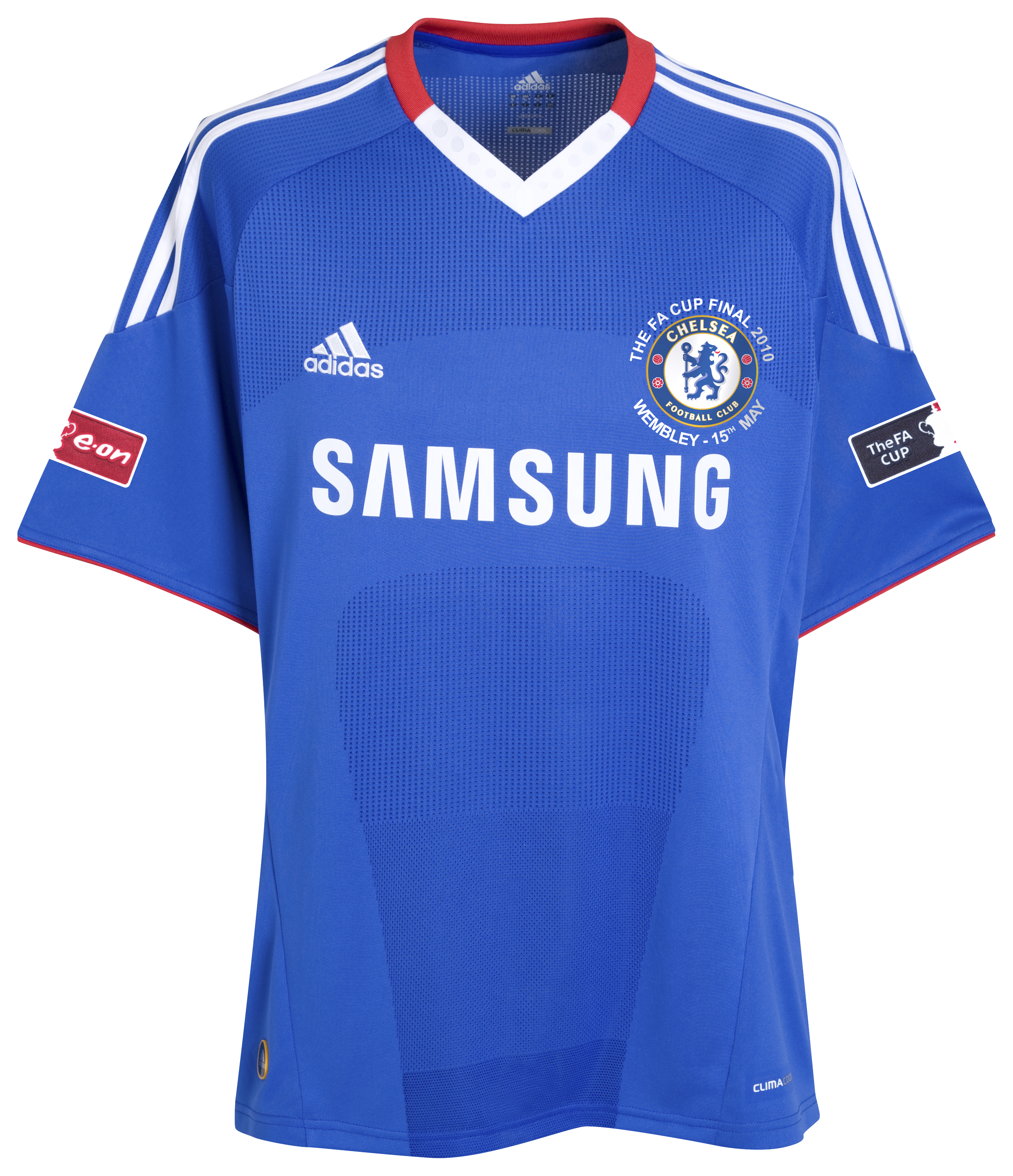 Chelsea Home Shirt 201011 With FA Cup Final Embroidery and FA Cup Badges Outsize
