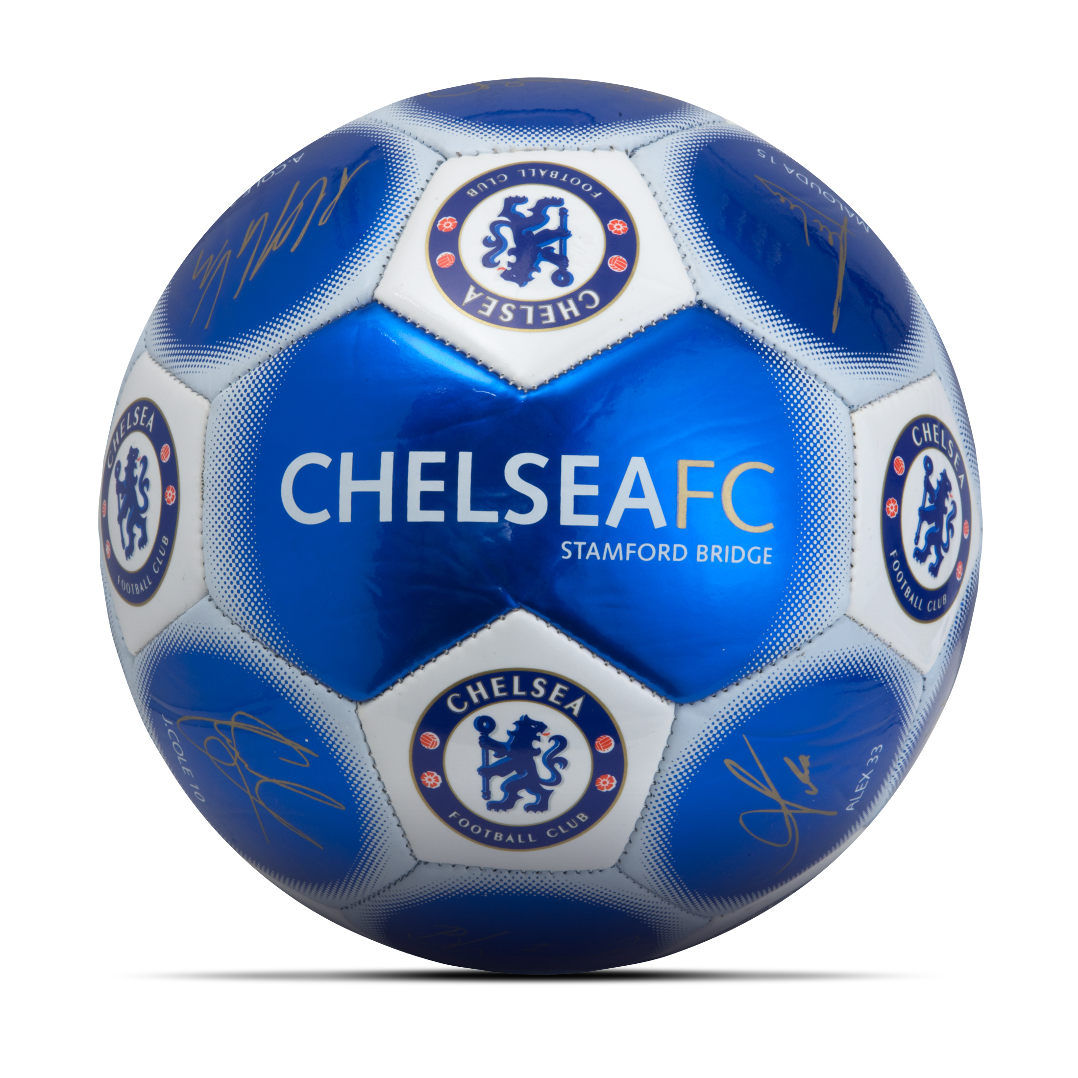 Chelsea Signature Football Metallic Blue Size 5