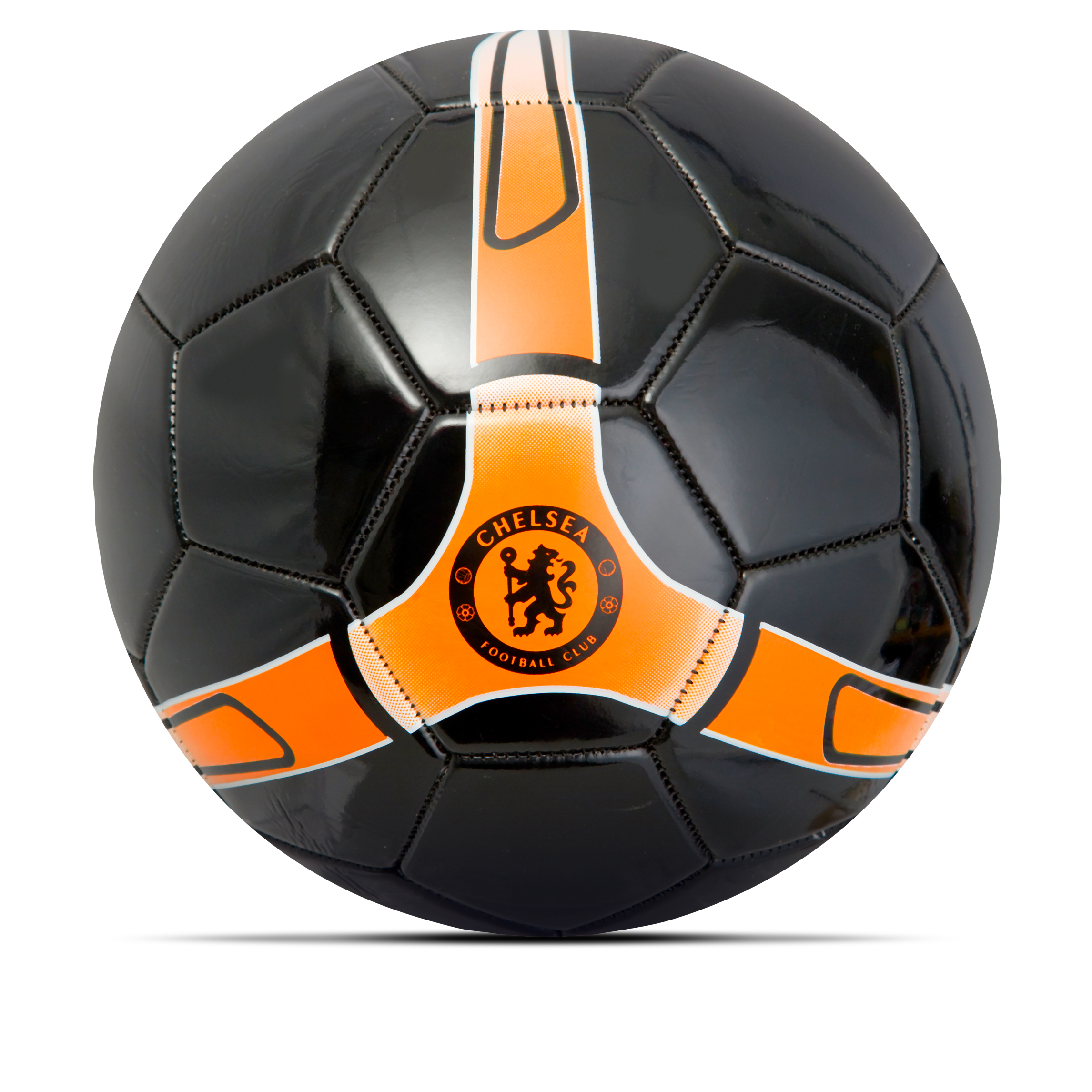 Chelsea Meteorite Football BlackOrange Size 5