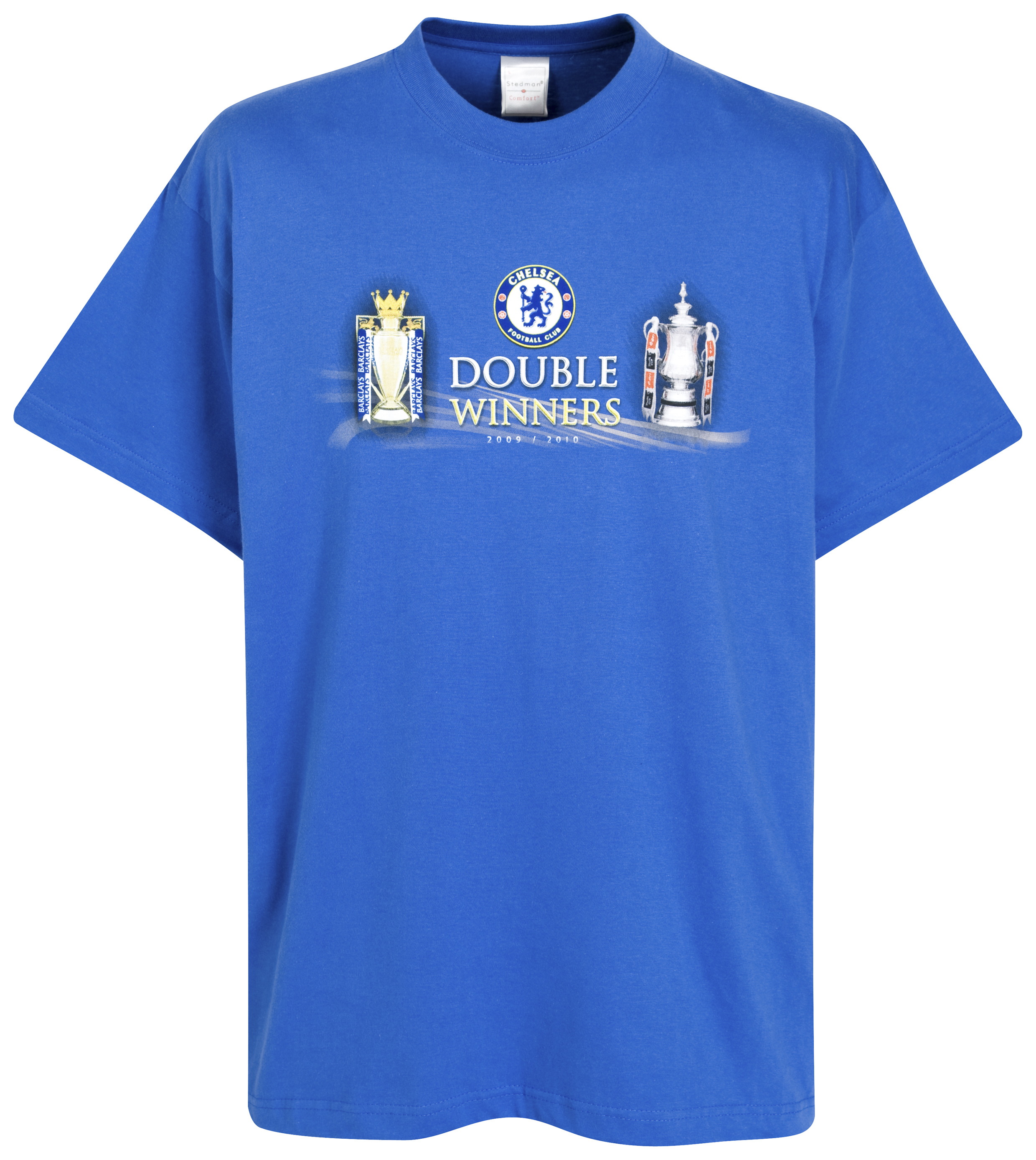 Chelsea Double Winners 200910 T Shirt Royal Blue Boys