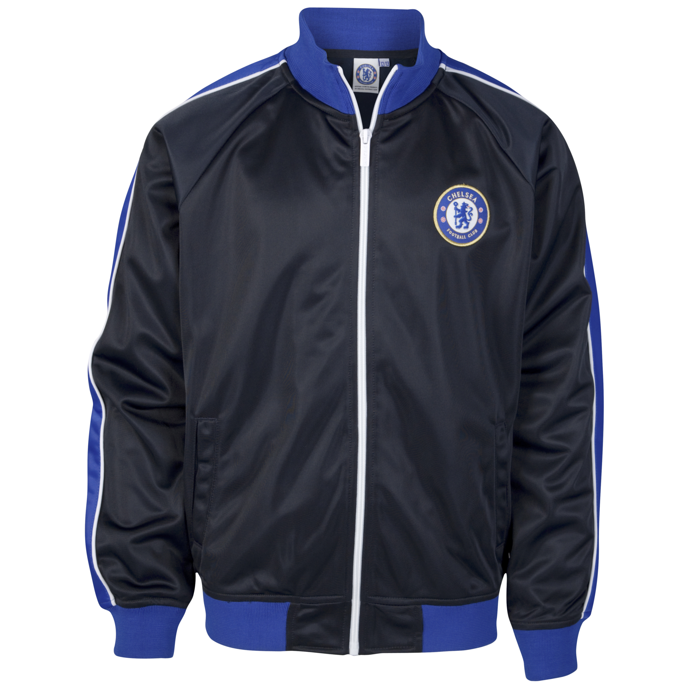 Chelsea Retro Terrace Track Top Navy Boys