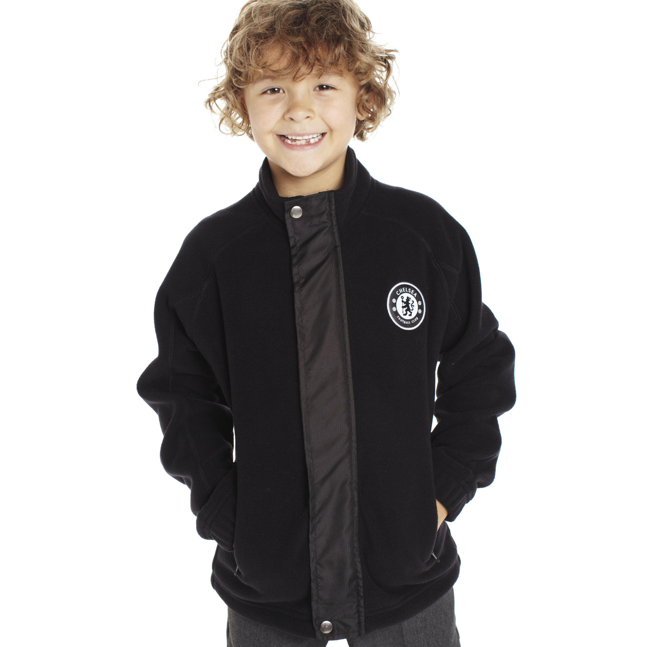 Chelsea Polar Fleece Jacket Black Boys