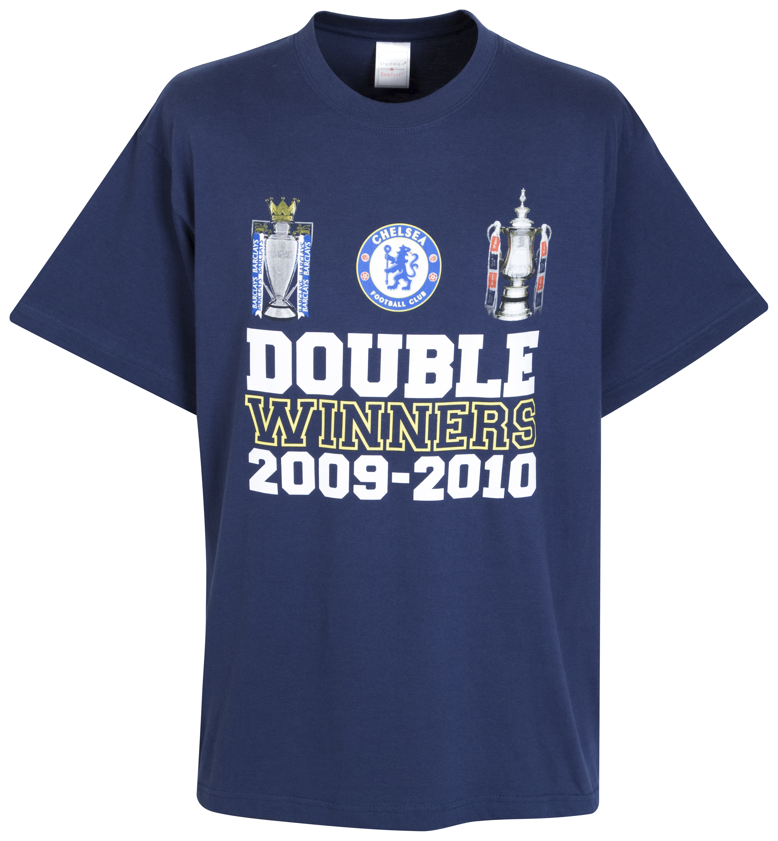 Chelsea Double Winners 200910 T Shirt Navy Boys