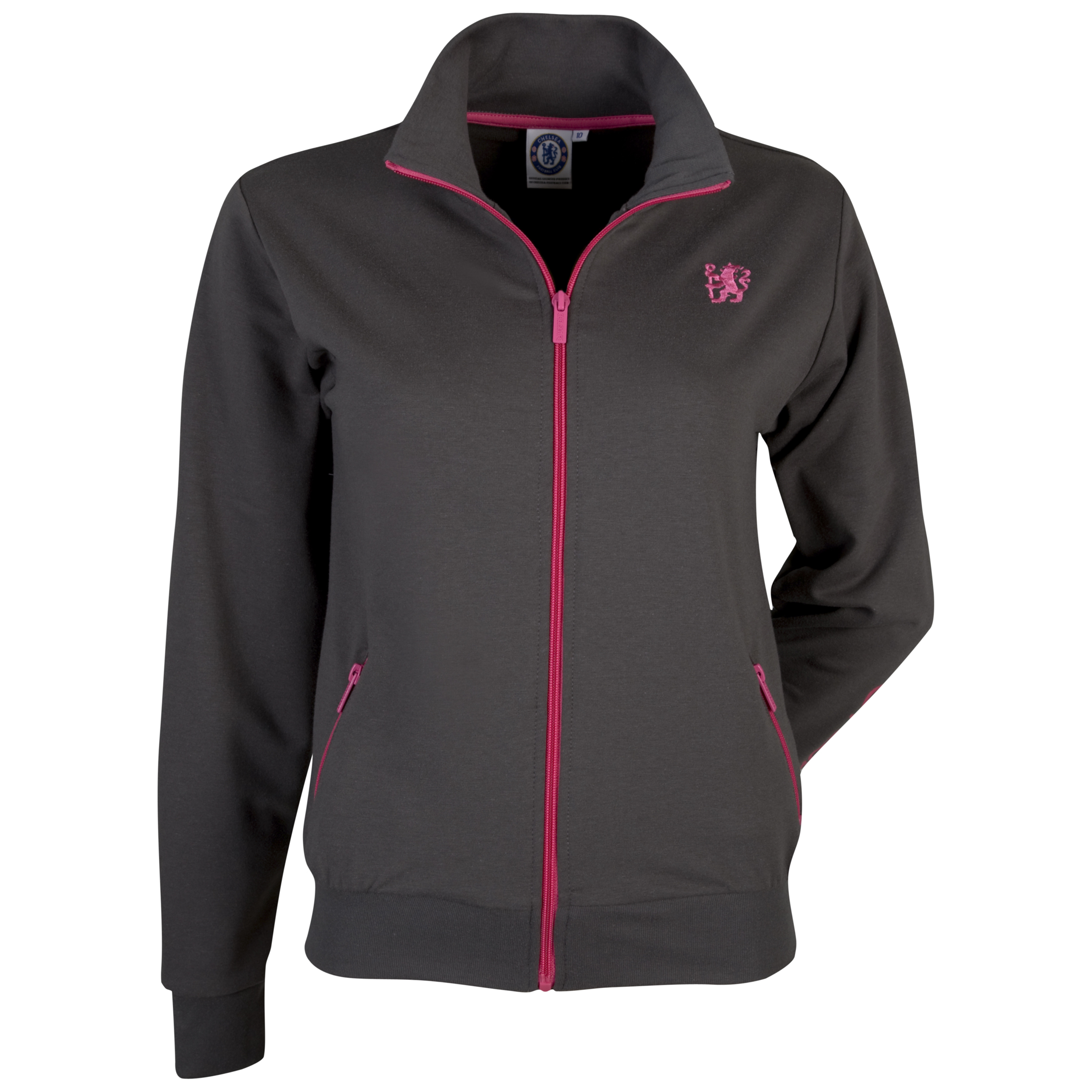 Chelsea Zip Through Funnel Neck Jacket Carbon Womens