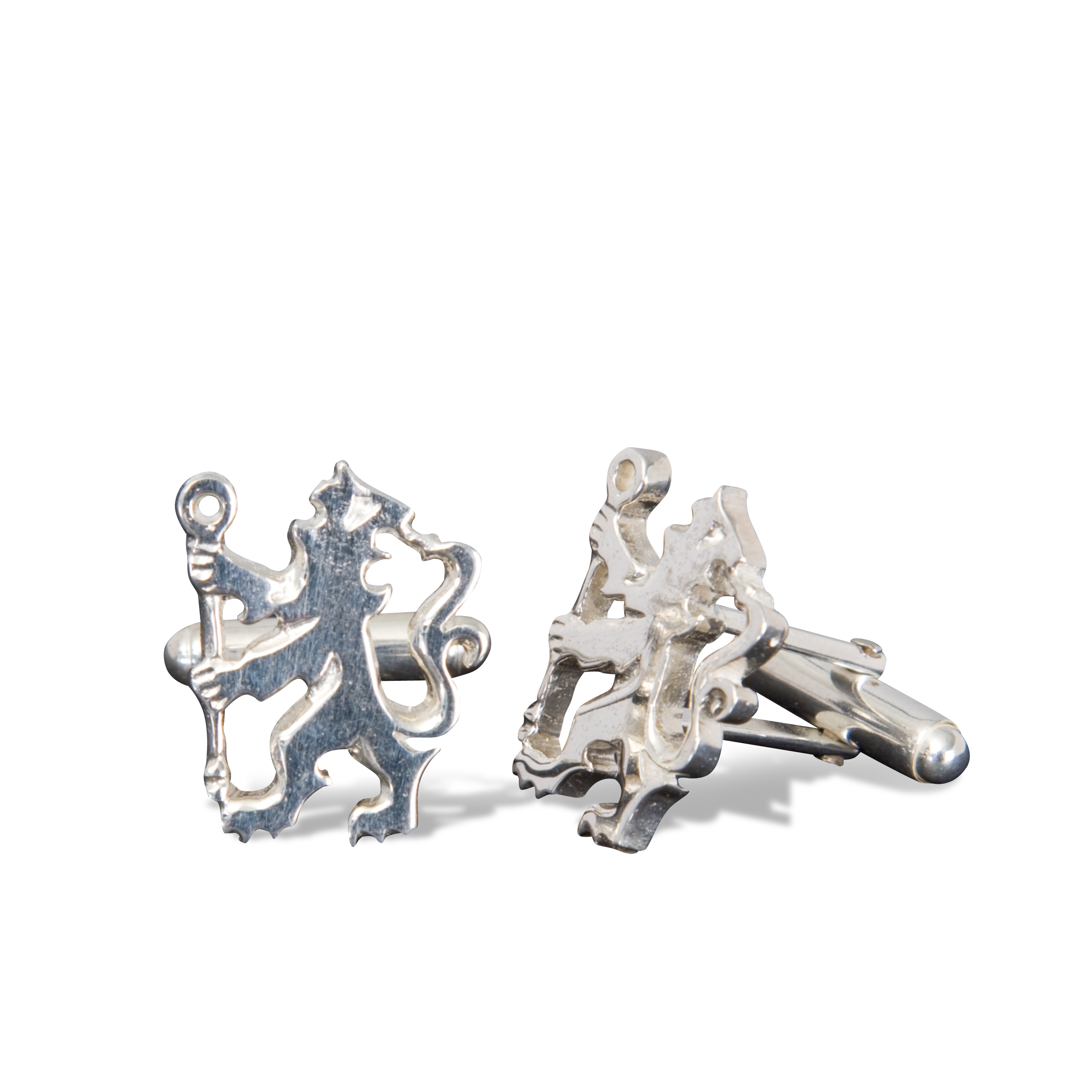 Chelsea Lion Cufflinks Sterling Silver
