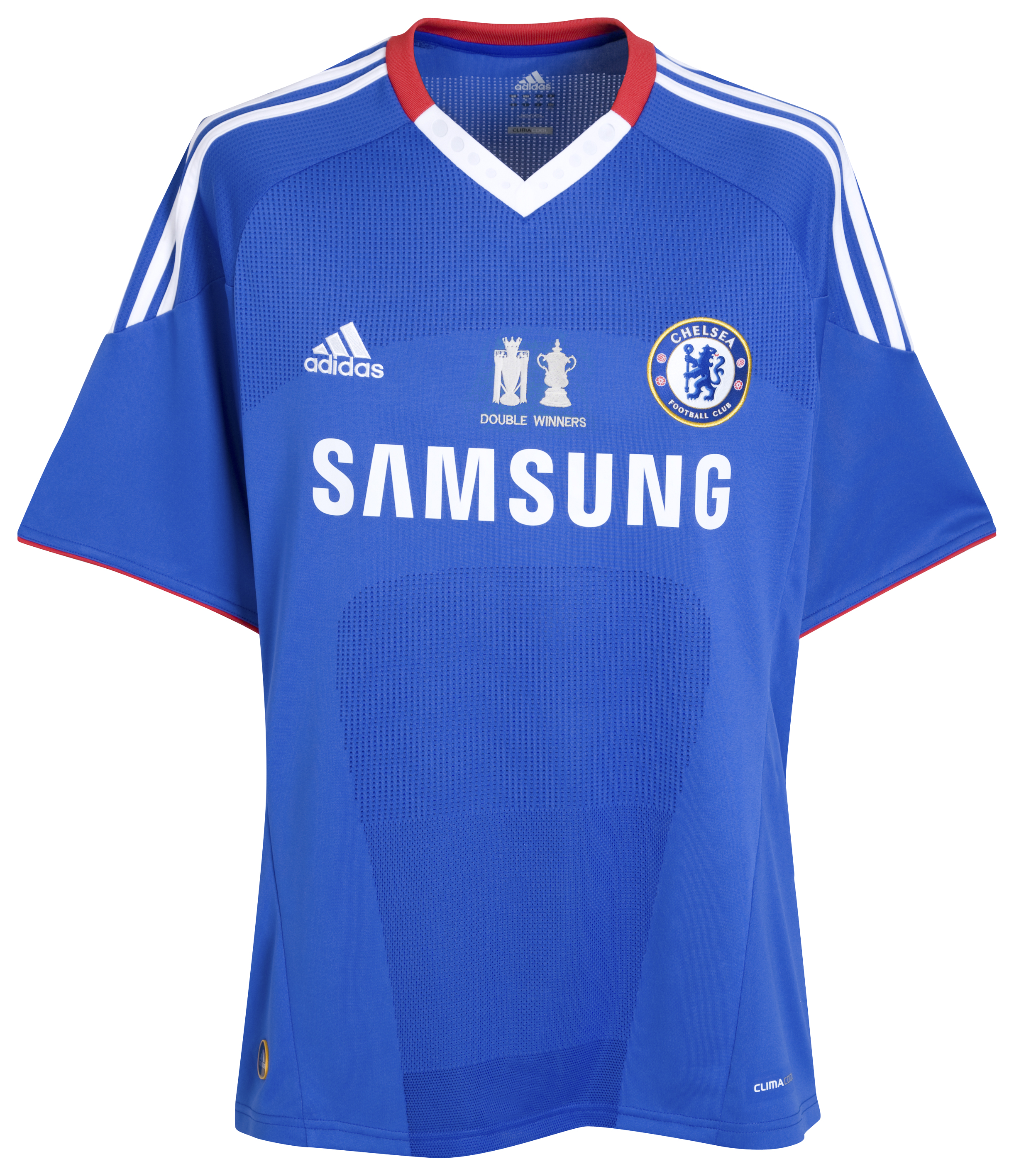 Chelsea Home Shirt 2010/11 including Double Winners Embroidery