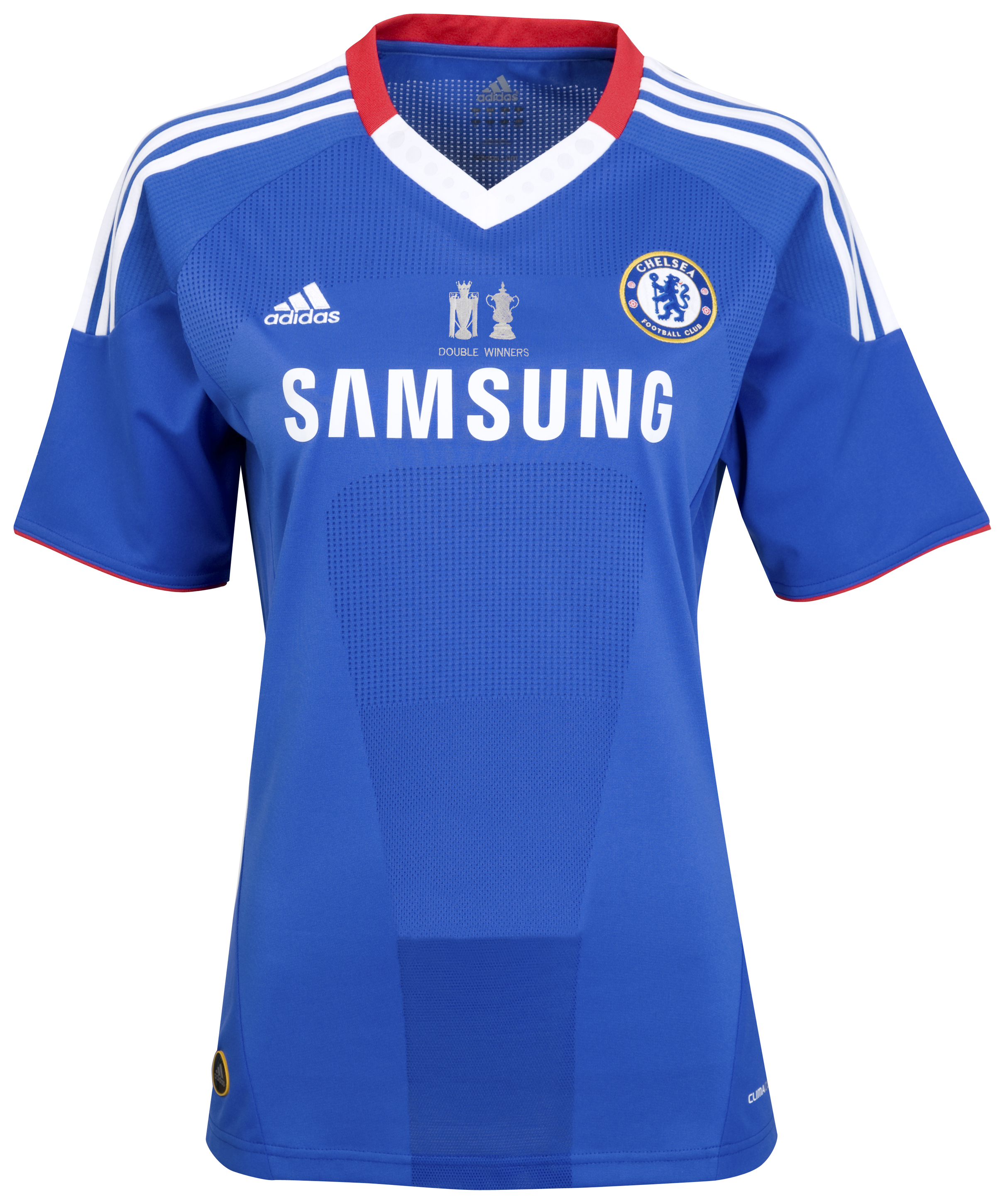 Chelsea Home Shirt 201011 including Double Winners Embroidery Womens