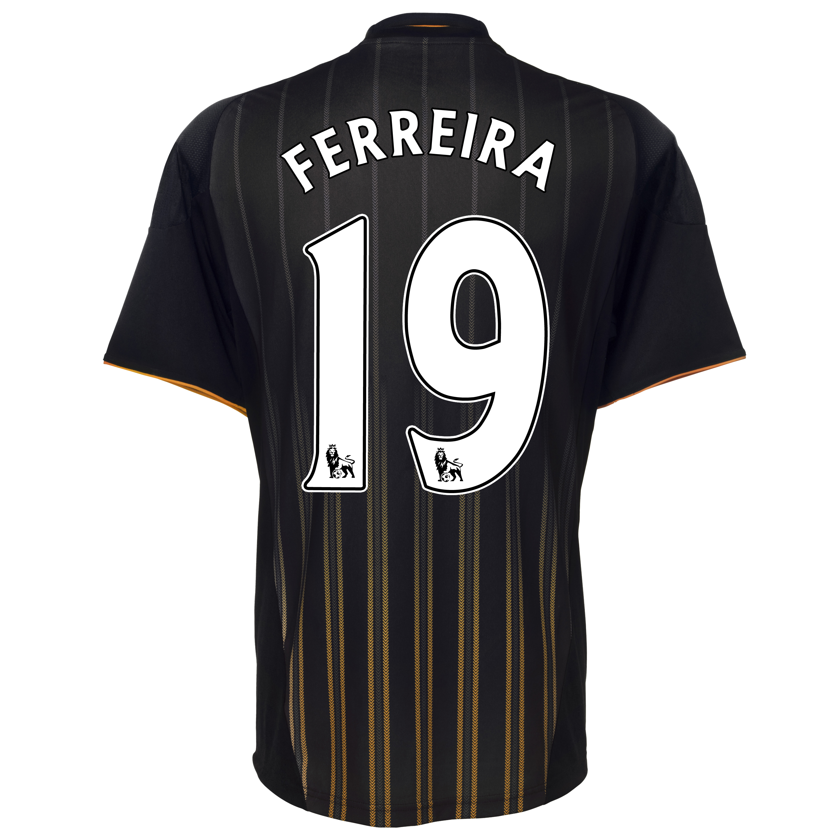 Chelsea Away Shirt 201011 with Ferreira 19 printing