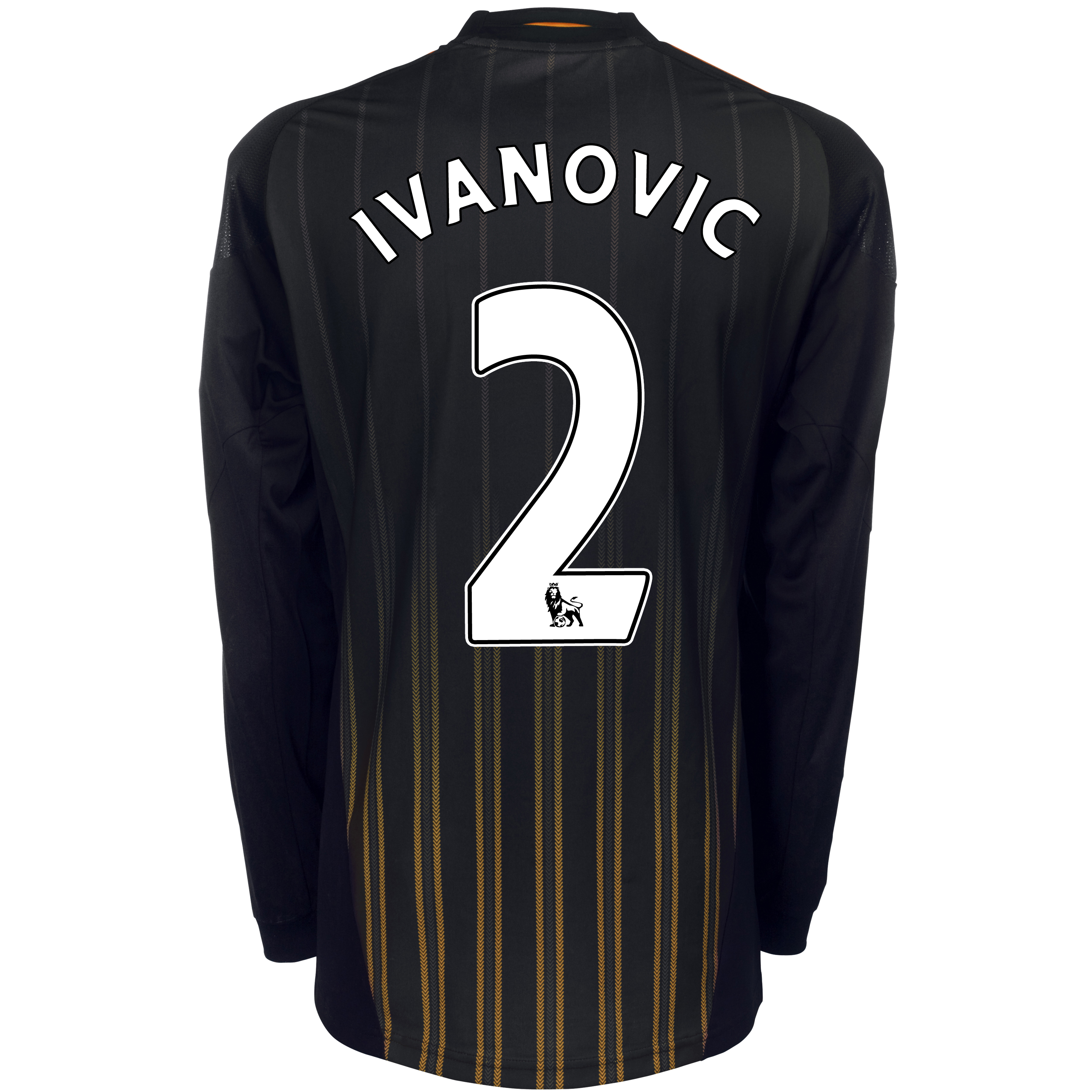Chelsea Away Shirt 201011 with Ivanovic 2 printing Long Sleeve